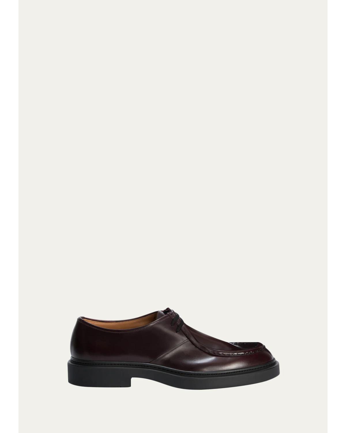 Men'S Leather Moccasin Derby