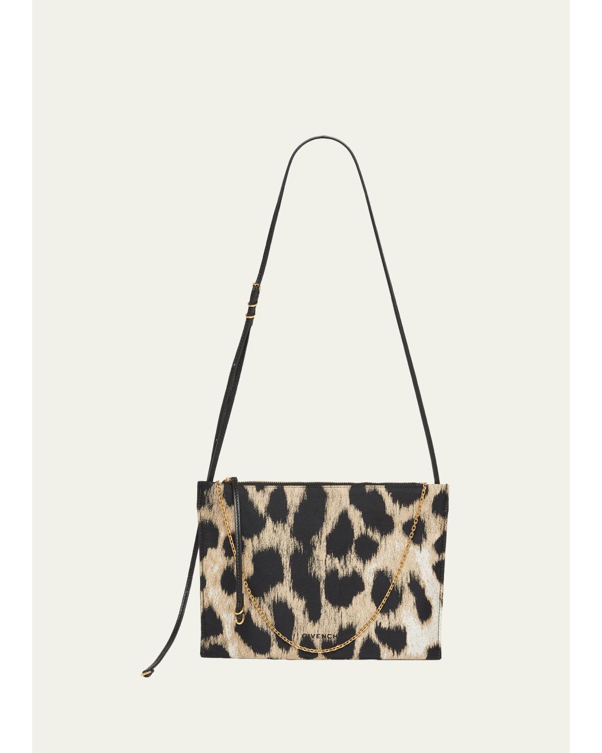 Voyou Animal-Print Pochette Shoulder Bag