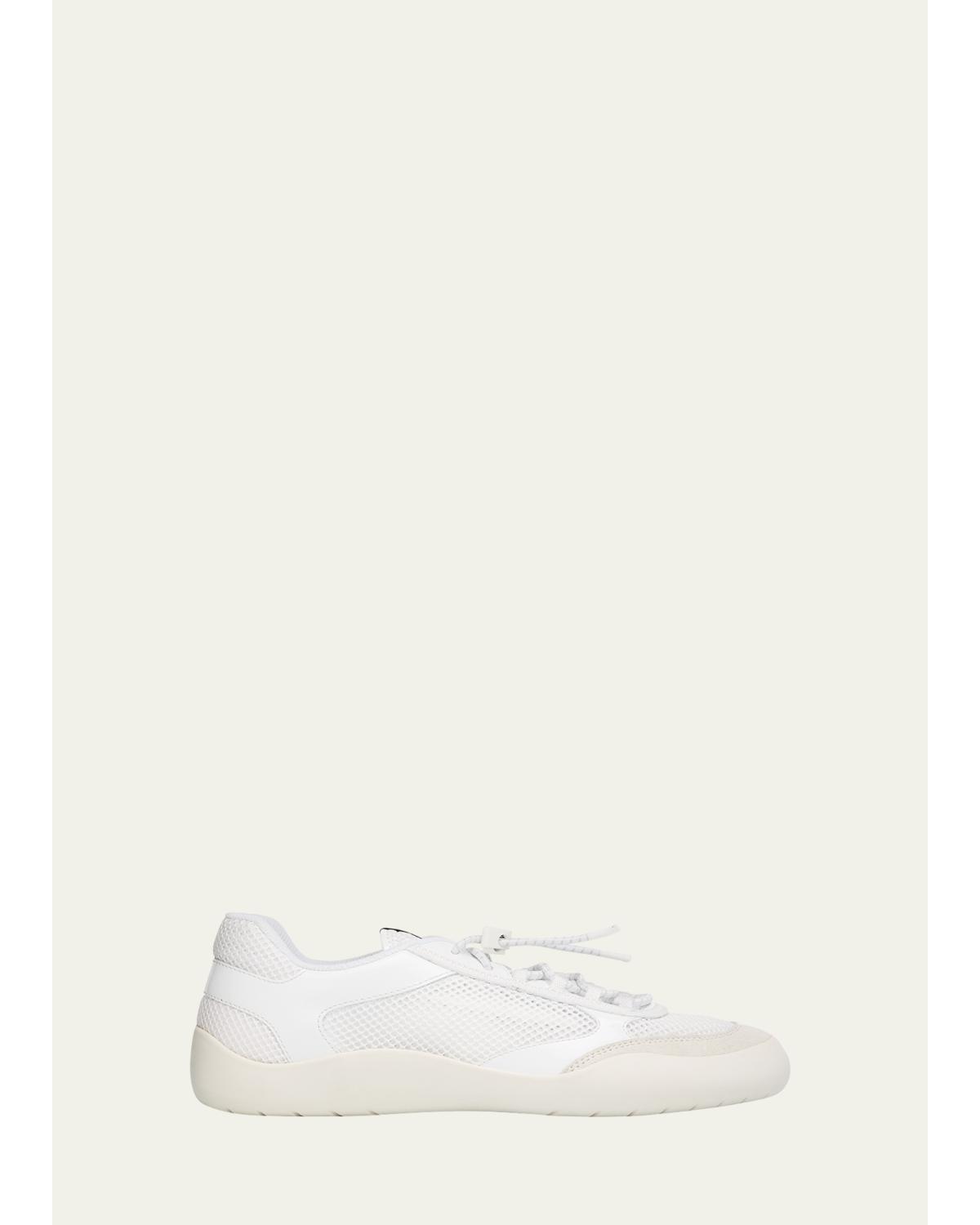 Speedrock Mesh & Leather Low-Top Sneakers
