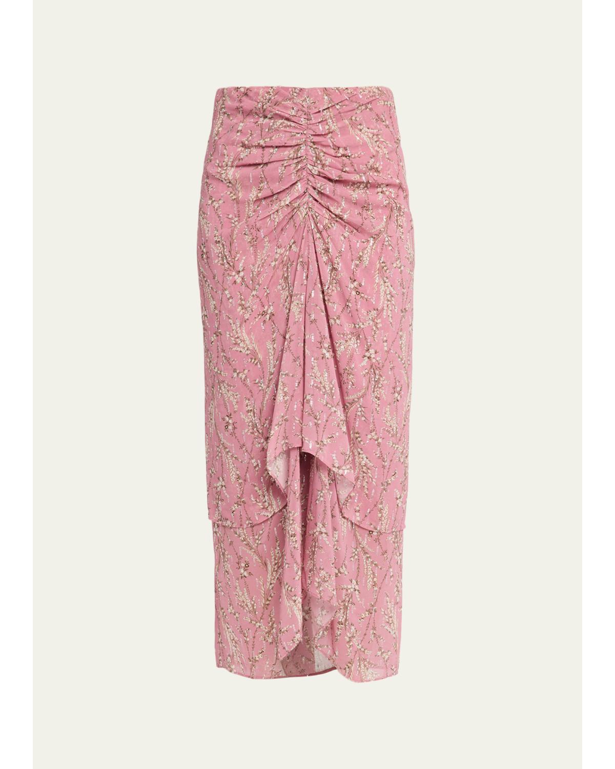 Sira Floral Chiffon Skirt