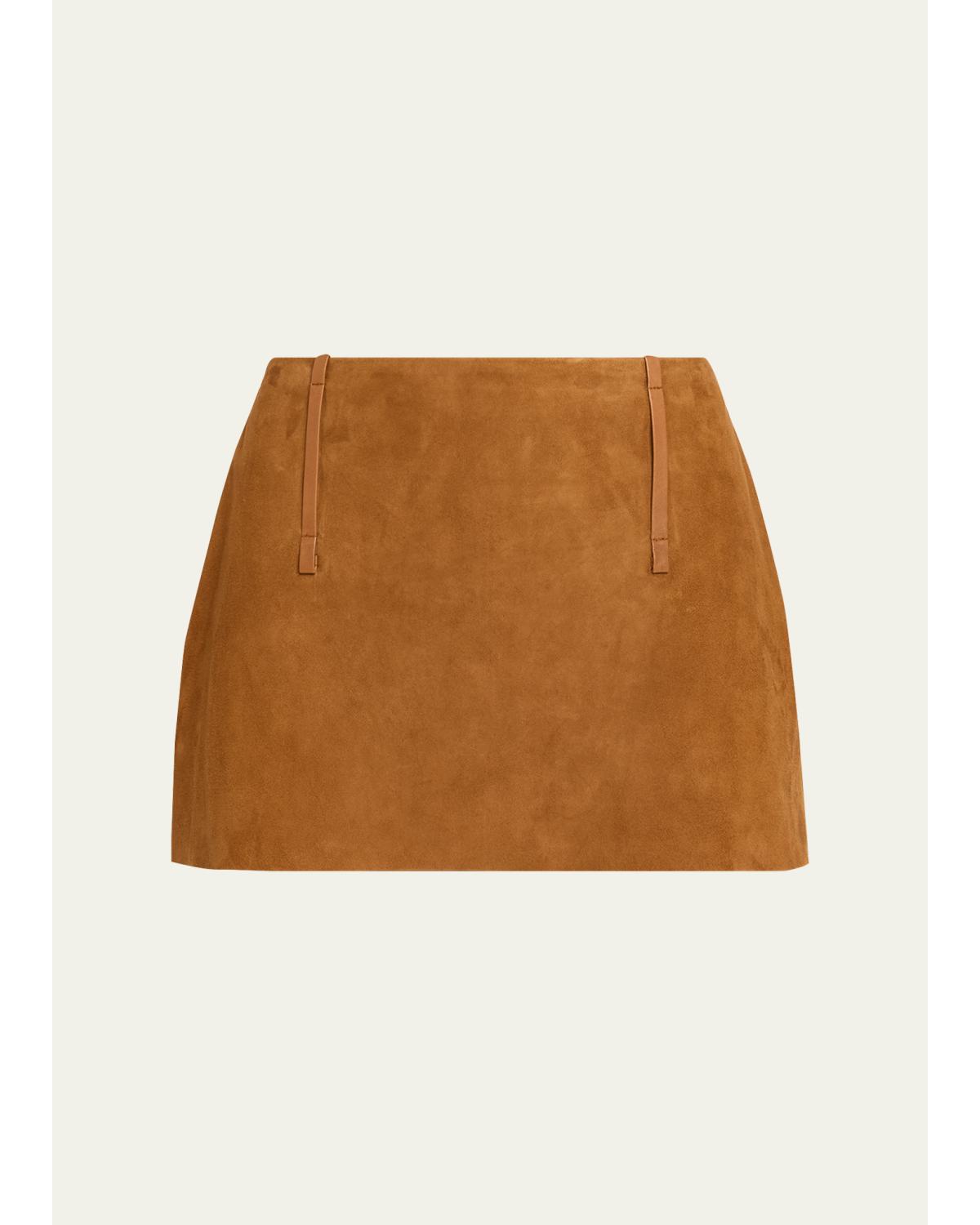 Tirza Suede Mini Skirt