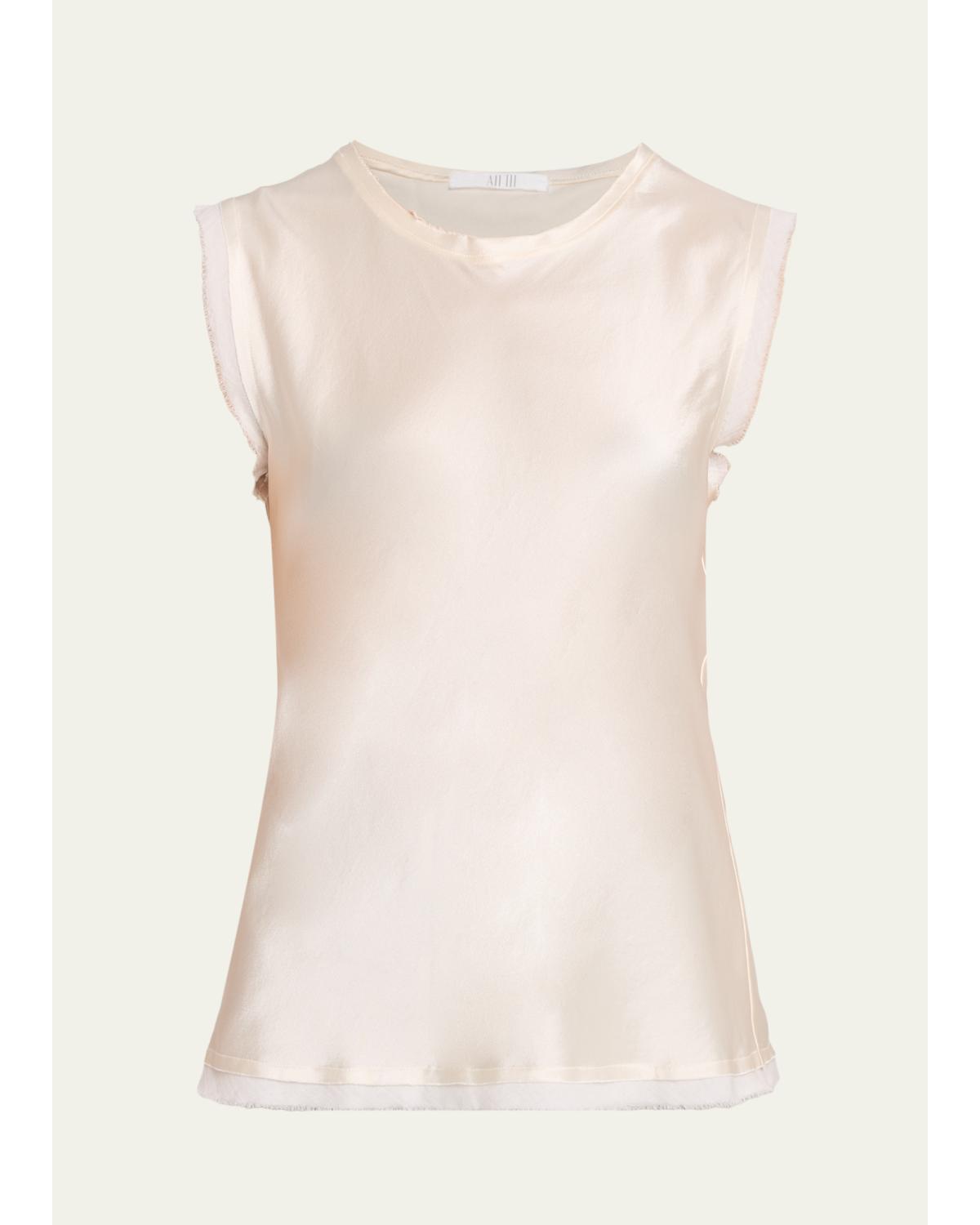 Amanda Silk Tank Top