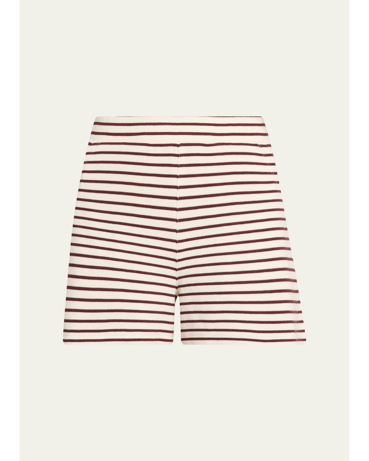 Brighton Striped Knit Shorts