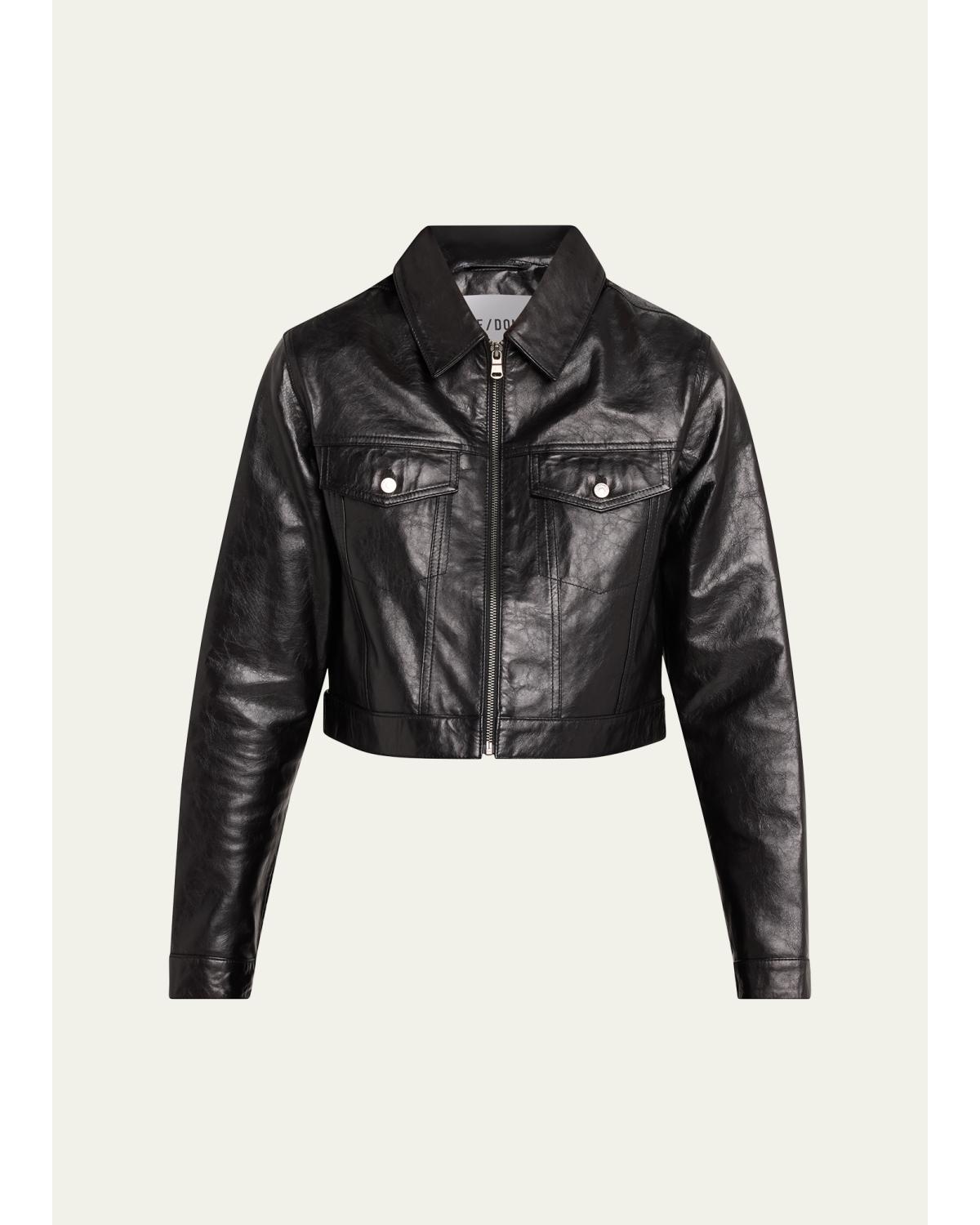 Crop Trucker Jacket