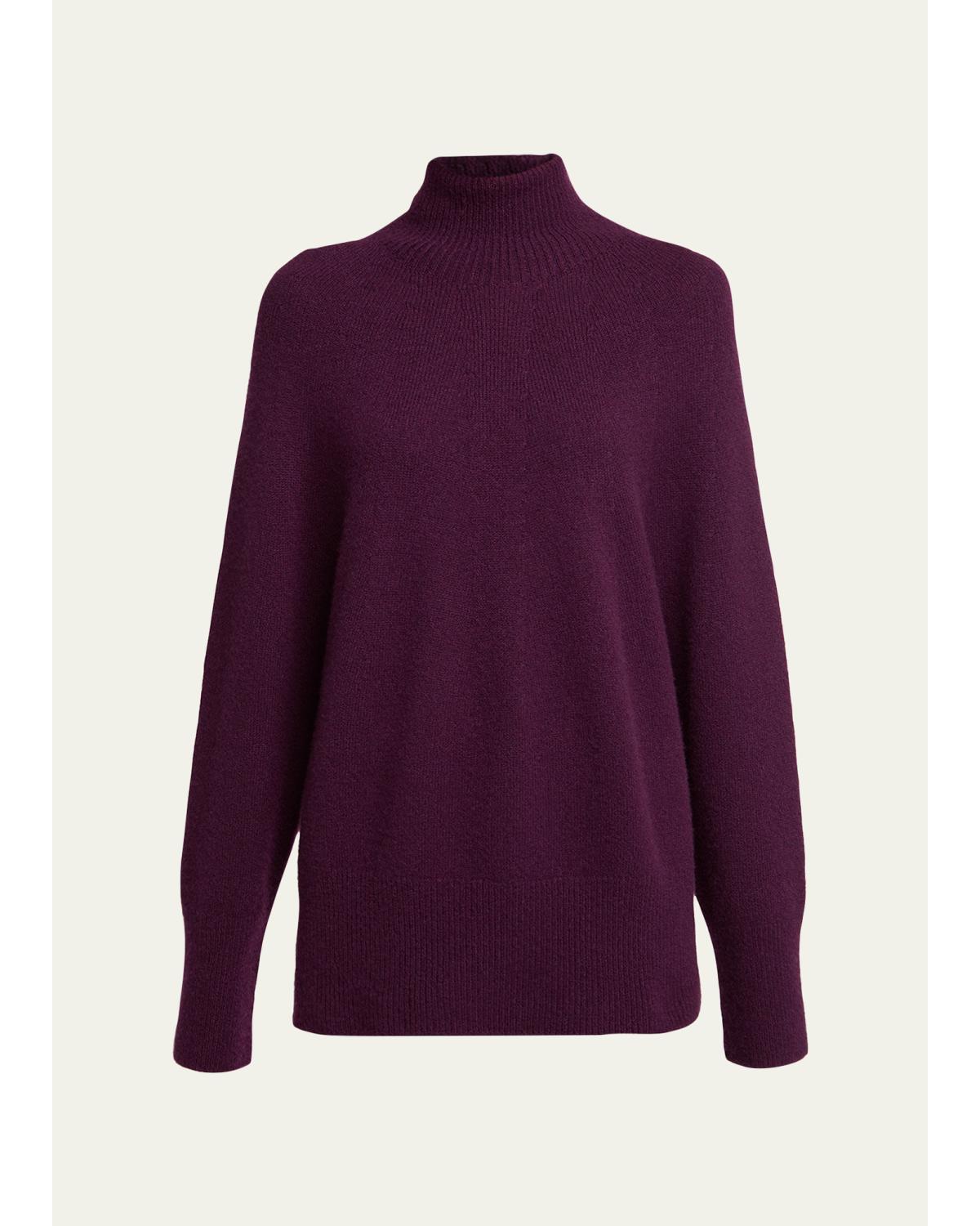 Long Cashmere Turtleneck Sweater