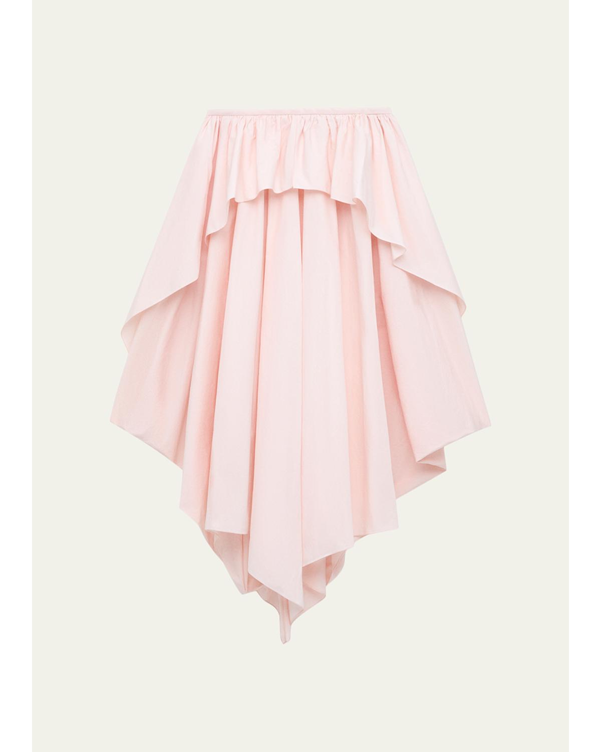 X Paula'S Ibiza Layered Ruffle Cotton Midi