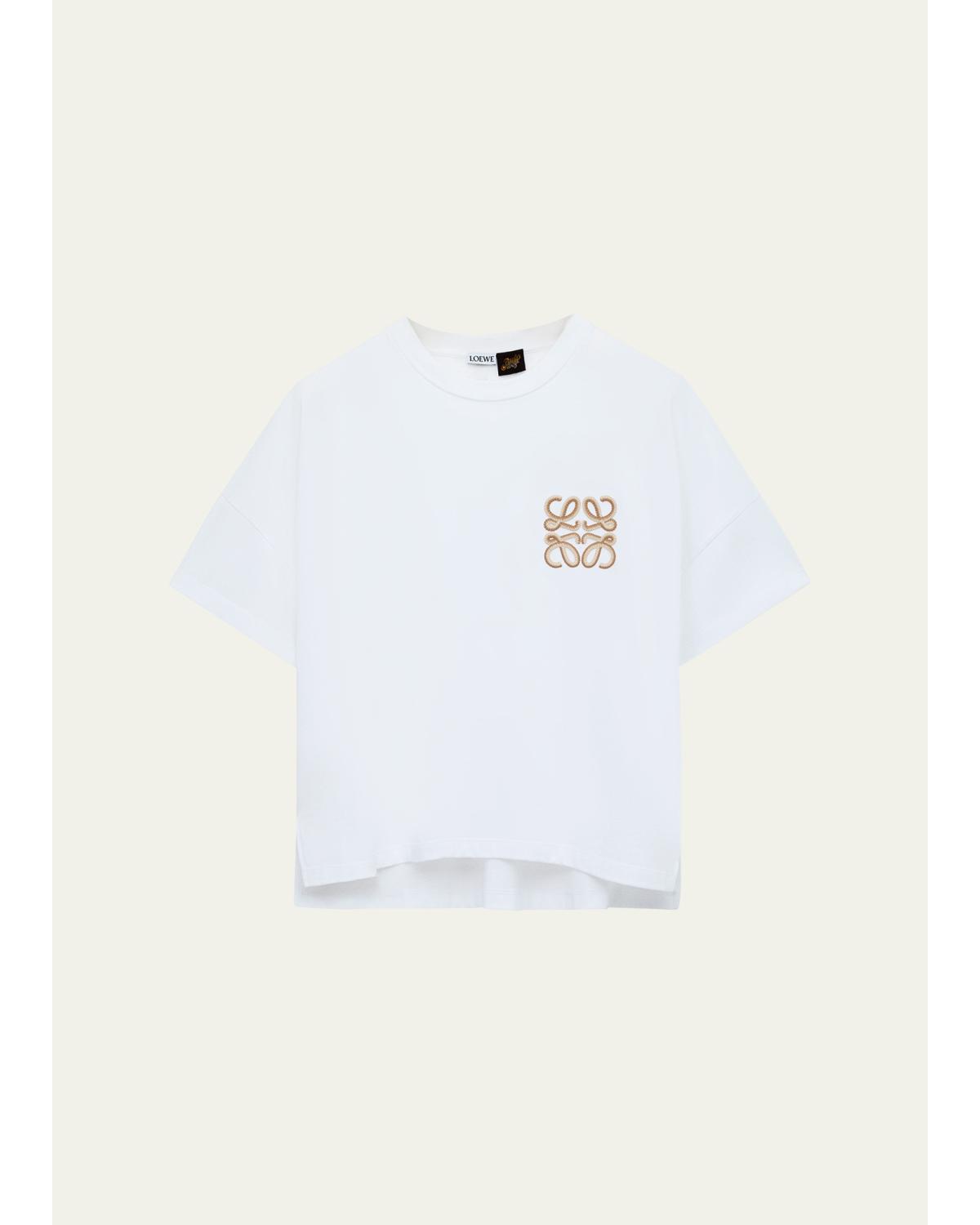 x Paula's Ibiza Cotton Boxy Fit Anagram T-Shirt