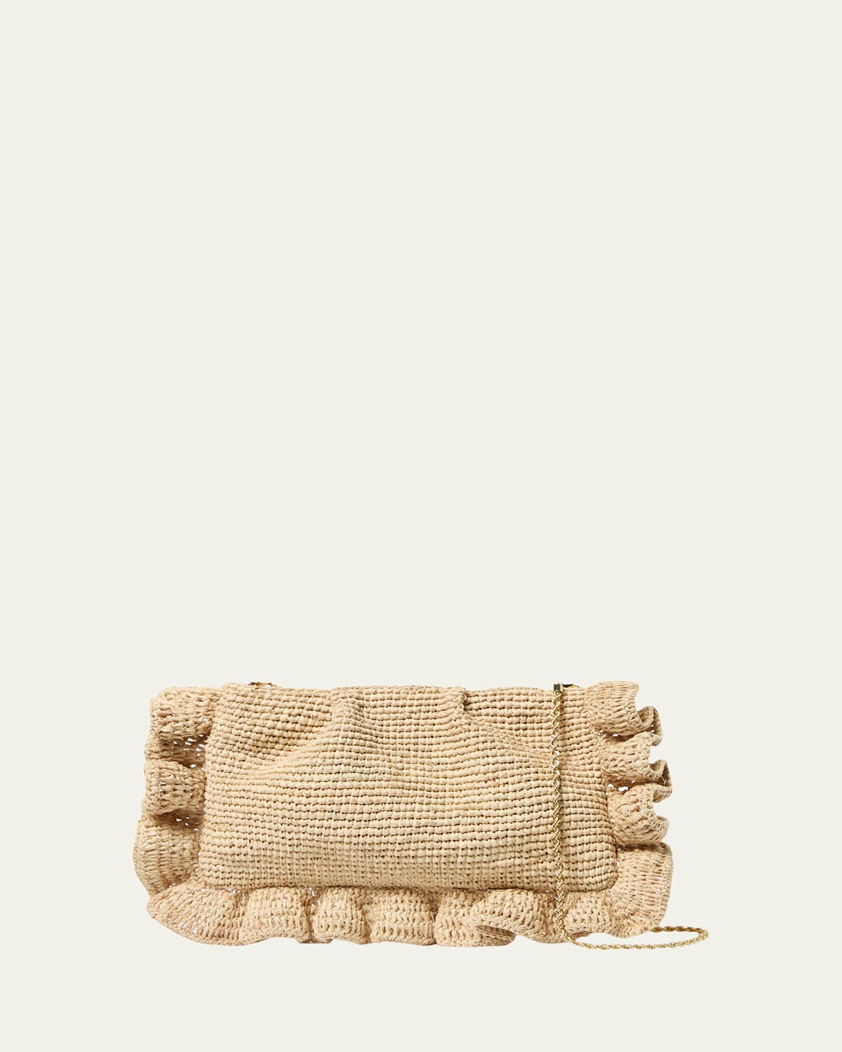 Loeffler Randall Mavis Ruffle-Trim Raffia Clutch Bag | Thumbnail 5 Loeffler Randall Mavis Ruffle-Trim Raffia Clutch Bag | Thumbnail 5