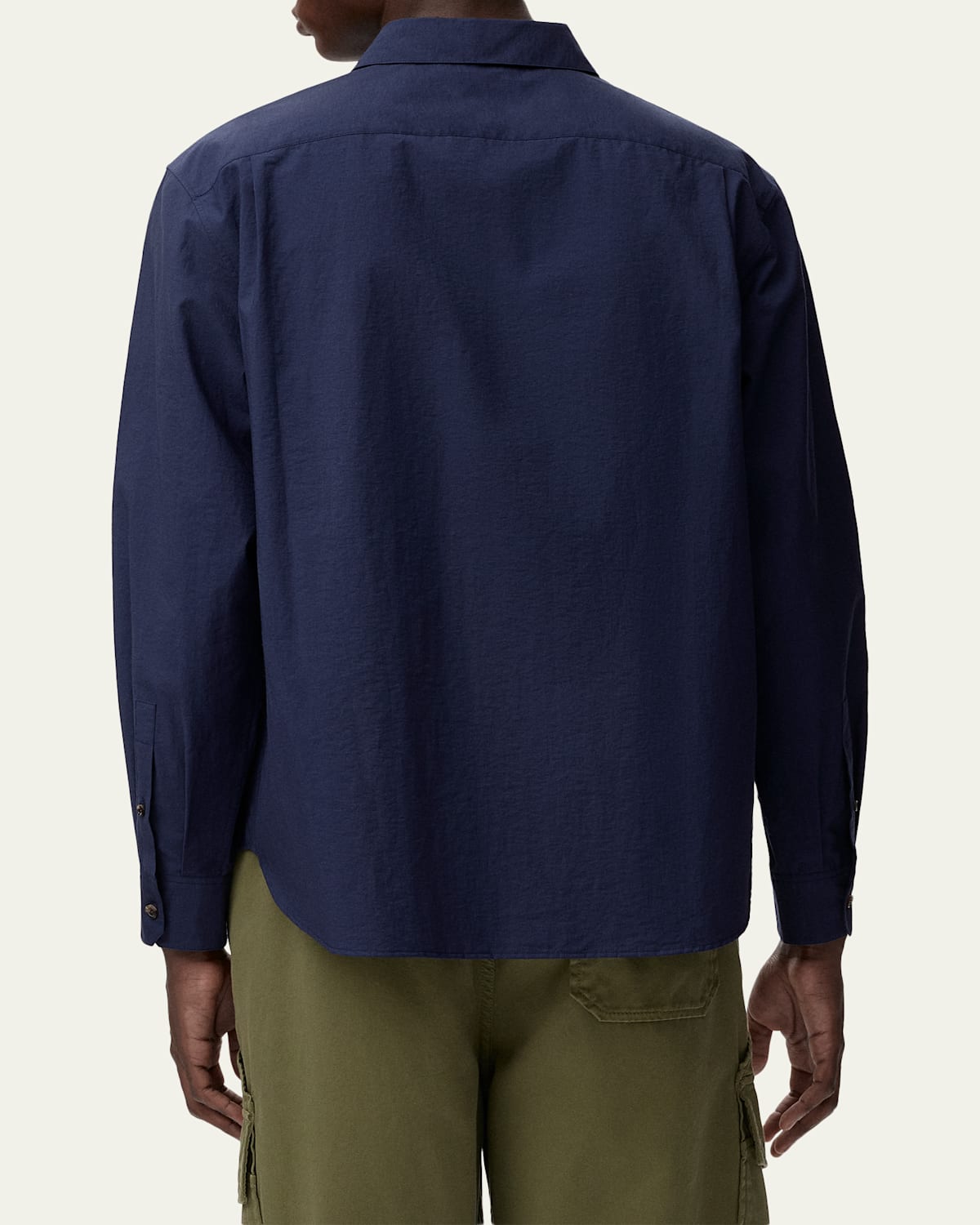 X Paula'S Ibiza Men'S Long-Sleeve Anagram Pocket Shirt