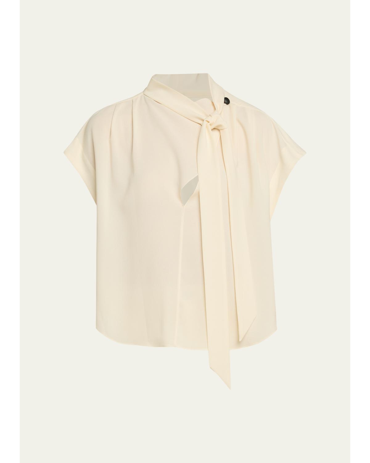 Selene Tie-Neck Blouse