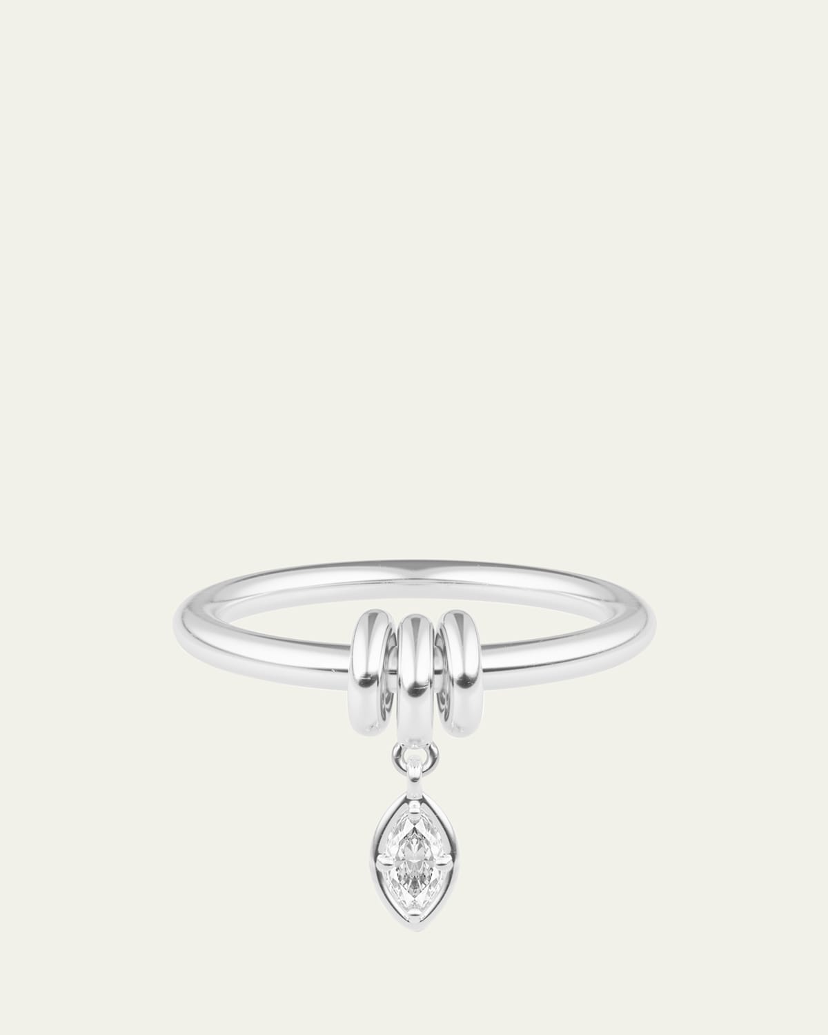 Spinelli Kilcollin Pia Sterling Silver Marquise Diamond Ring | Thumbnail 4 Spinelli Kilcollin Pia Sterling Silver Marquise Diamond Ring | Thumbnail 4