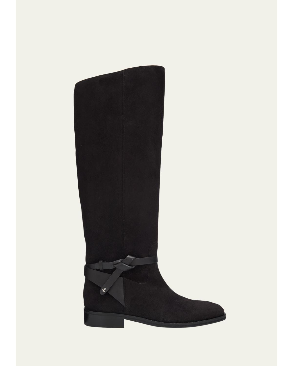 Lawton Flat Knee-High Boots