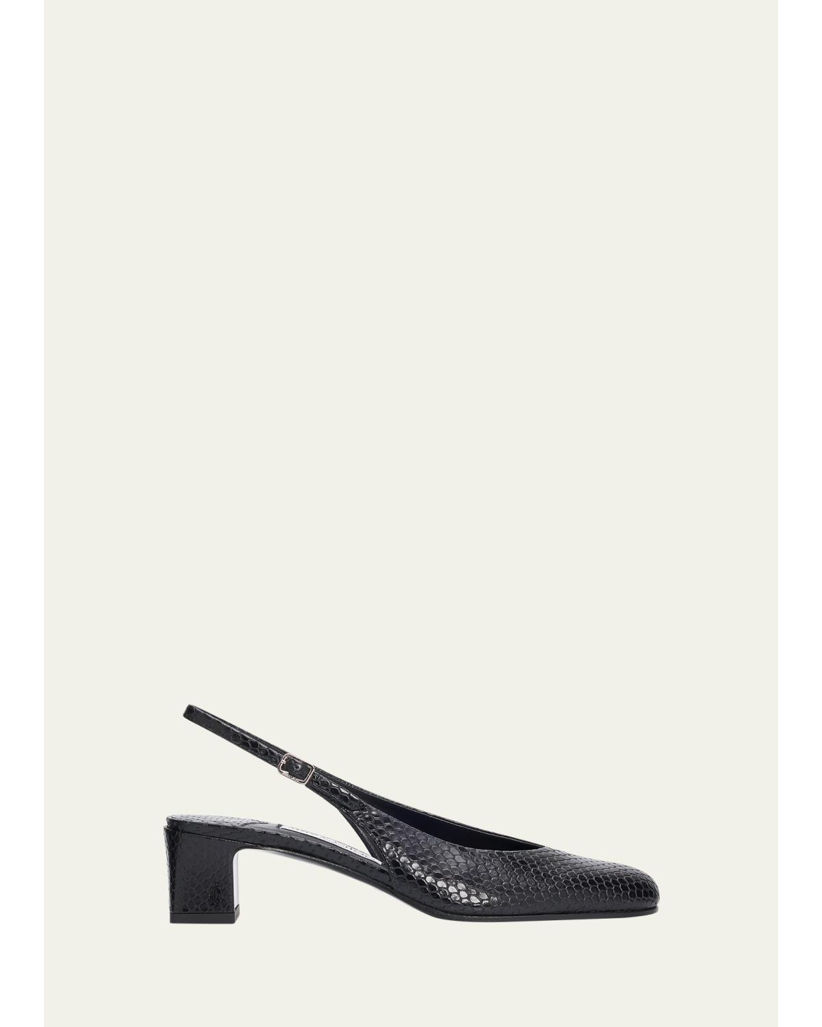 45Mm Eyla Embossed Slingback