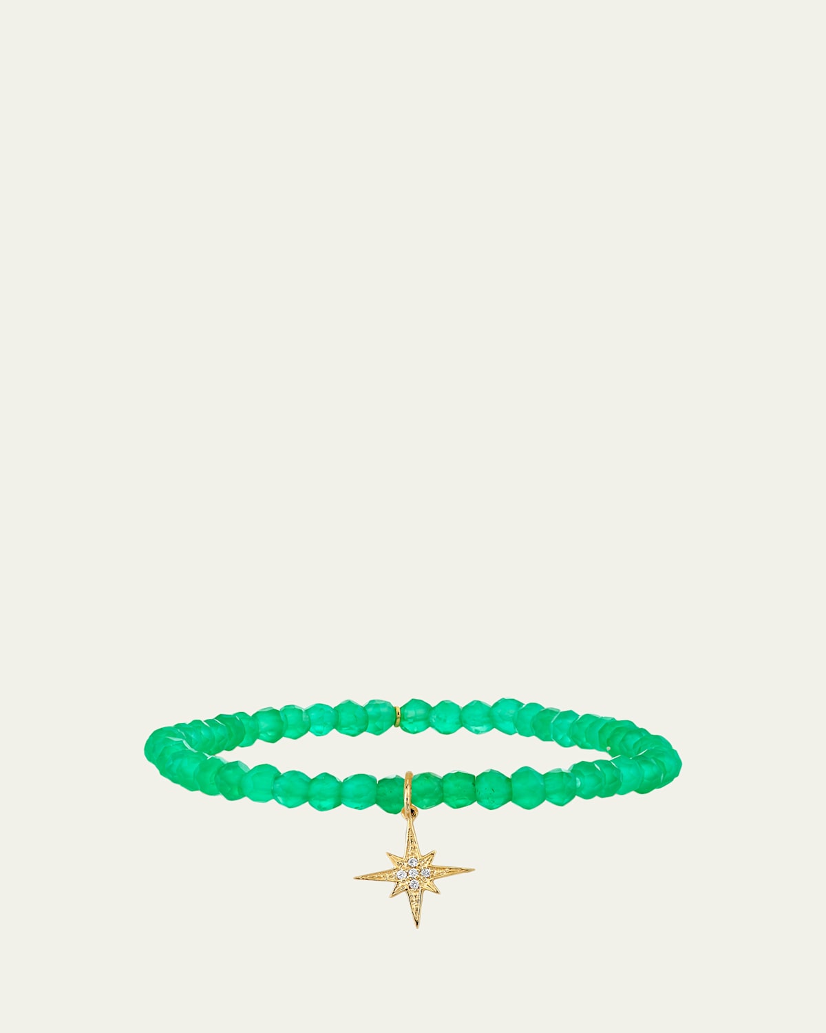 Sydney Evan 14K Diamond Pave Starburst on Green Onyx Bracelet | Thumbnail 4 Sydney Evan 14K Diamond Pave Starburst on Green Onyx Bracelet | Thumbnail 4