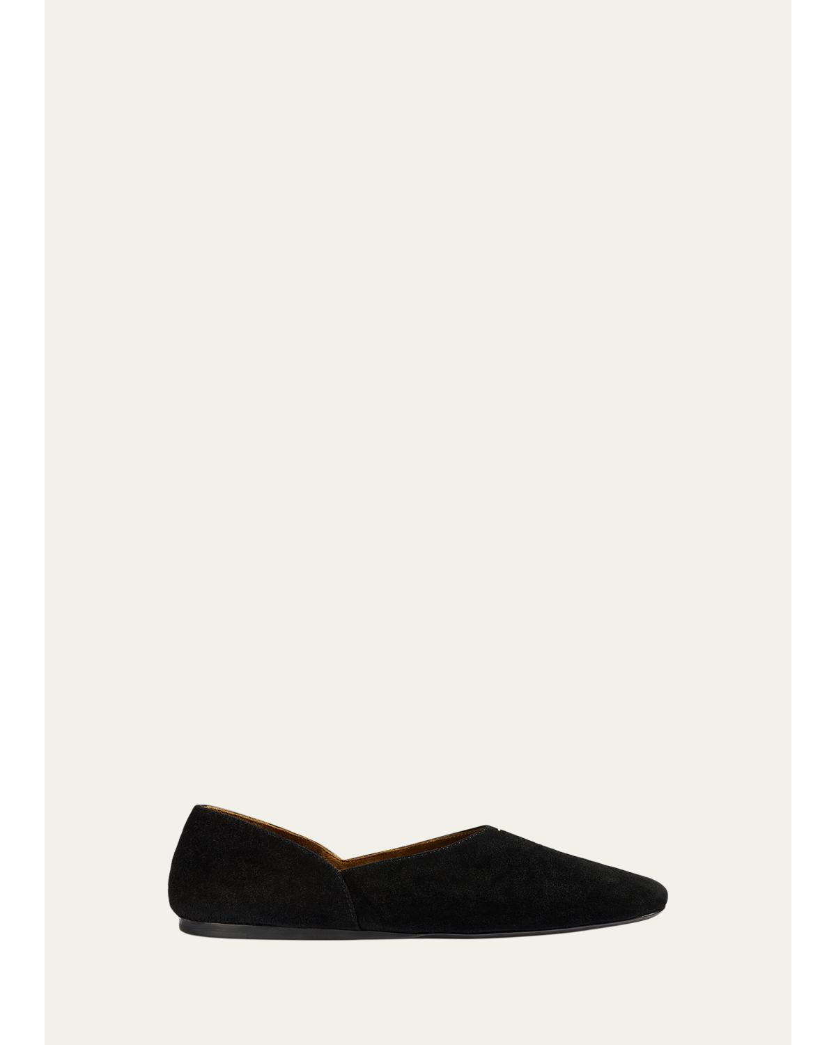 Jane Suede Ballerina Flats