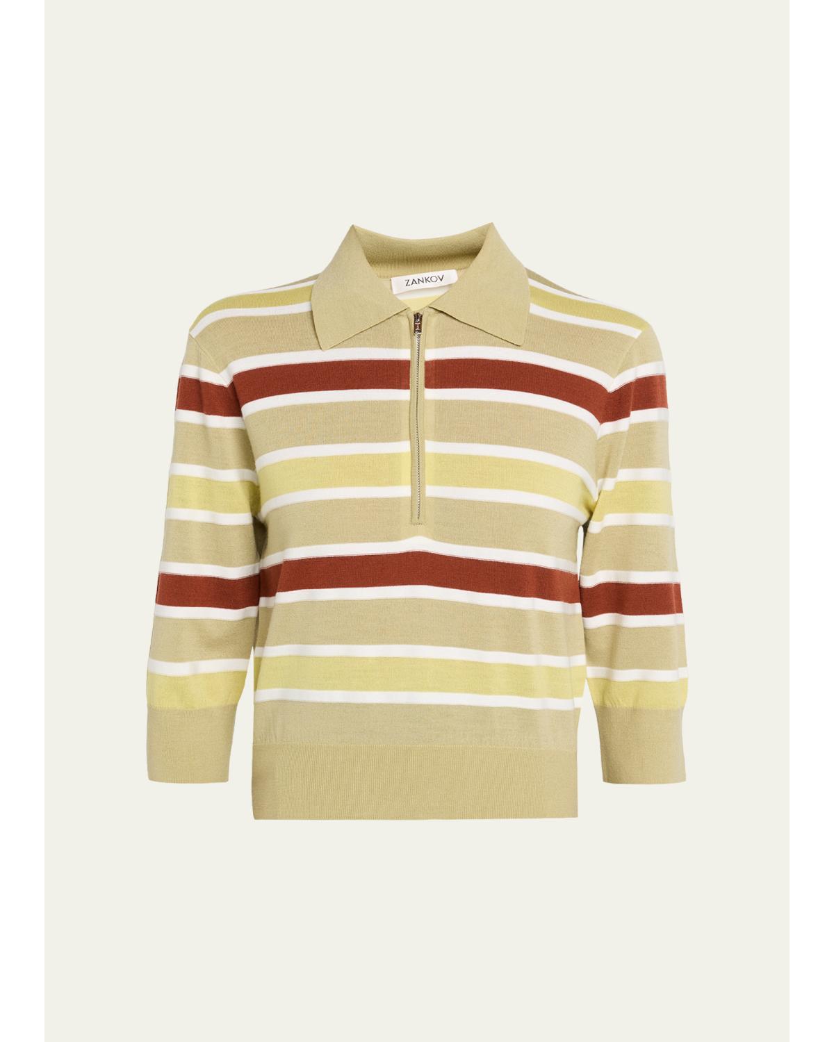 David Striped Merino Wool Pullover