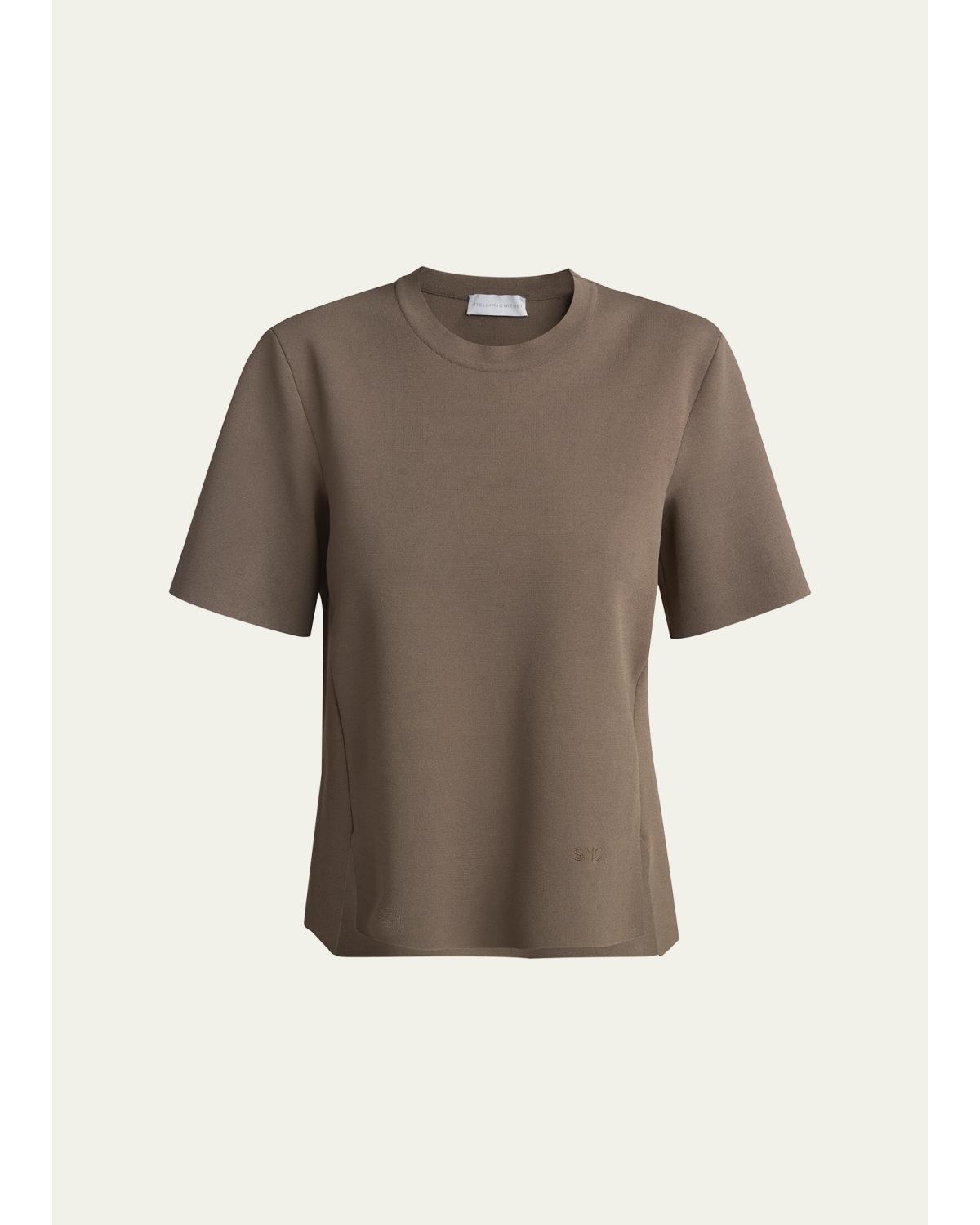Iconic Compact Knit Short-Sleeve Top