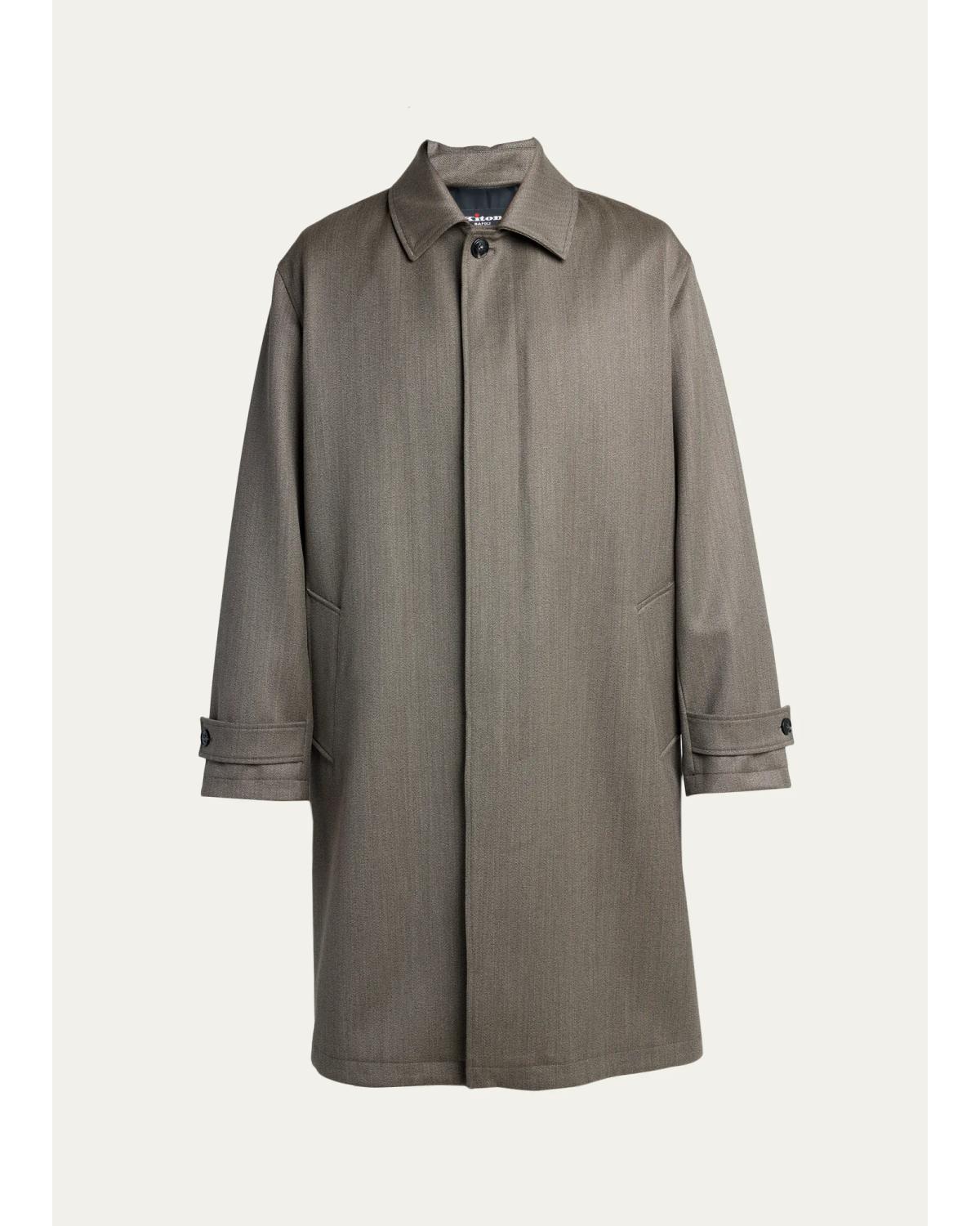 Men'S Wool Twill Overcoat