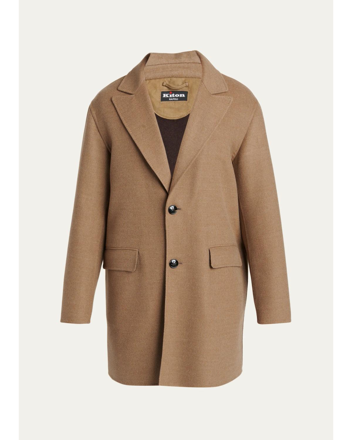 Men'S Wool & Cashmere Top Coat