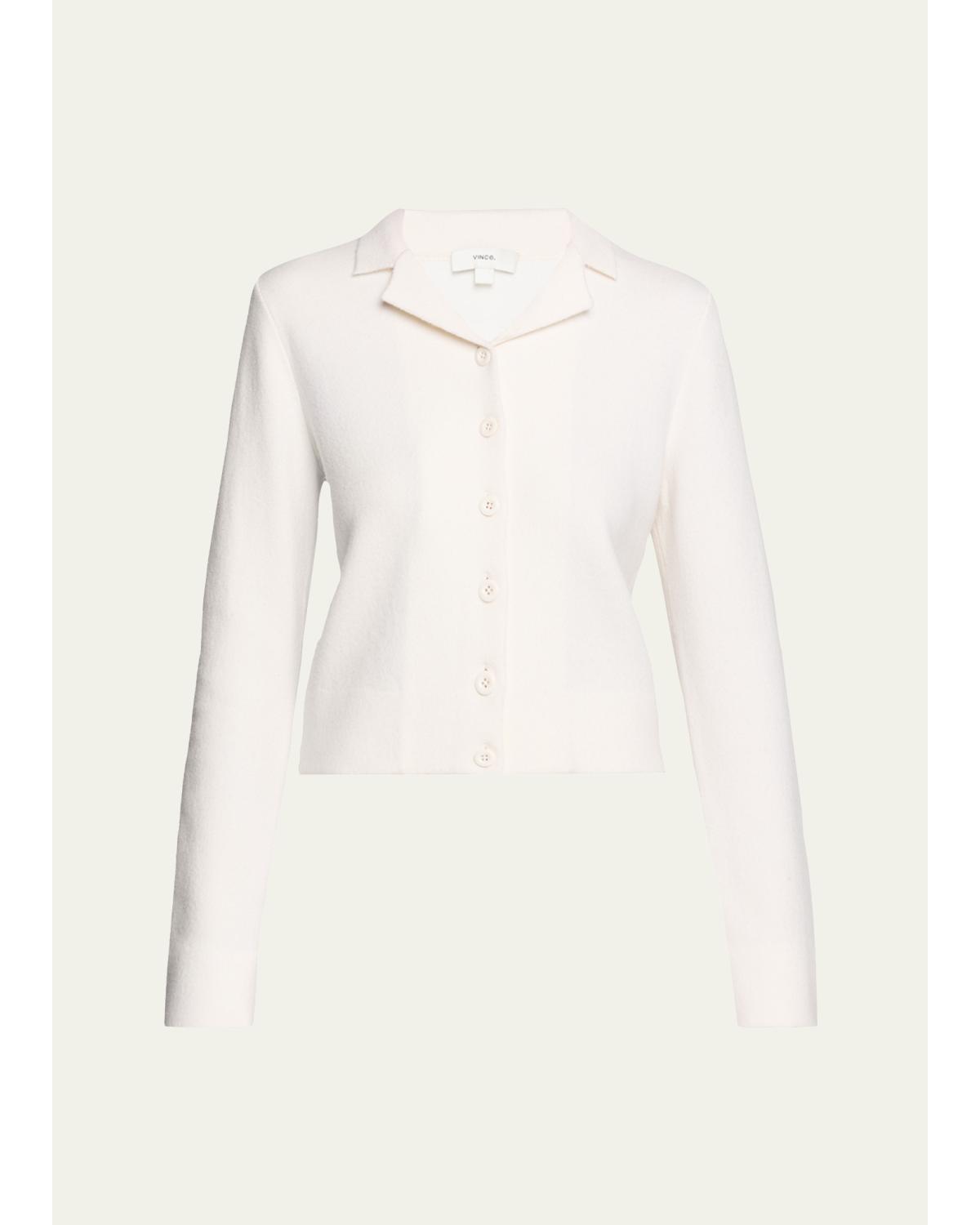 Double-Face Wool Cardigan