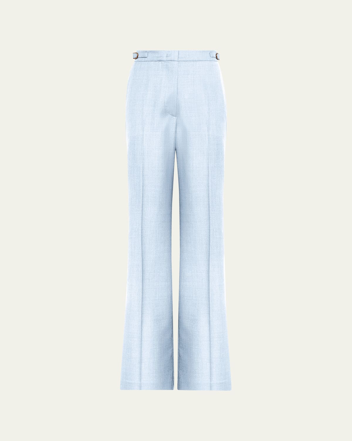 Gabriela Hearst Vesta High-Waist Wool-Silk Straight-Leg Pants | Thumbnail 2
