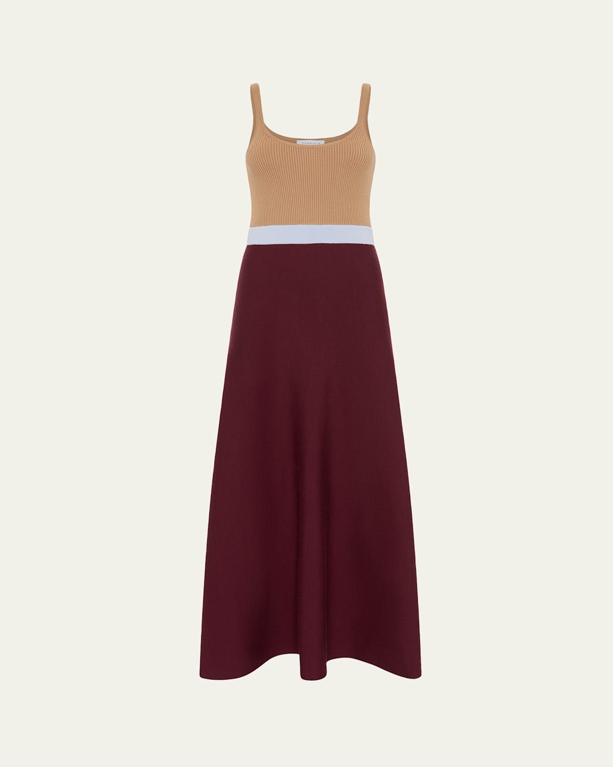 Gabriela Hearst Flaminius Sleeveless Colorblock Wool-Cashmere Knit Midi Dress | Thumbnail 4