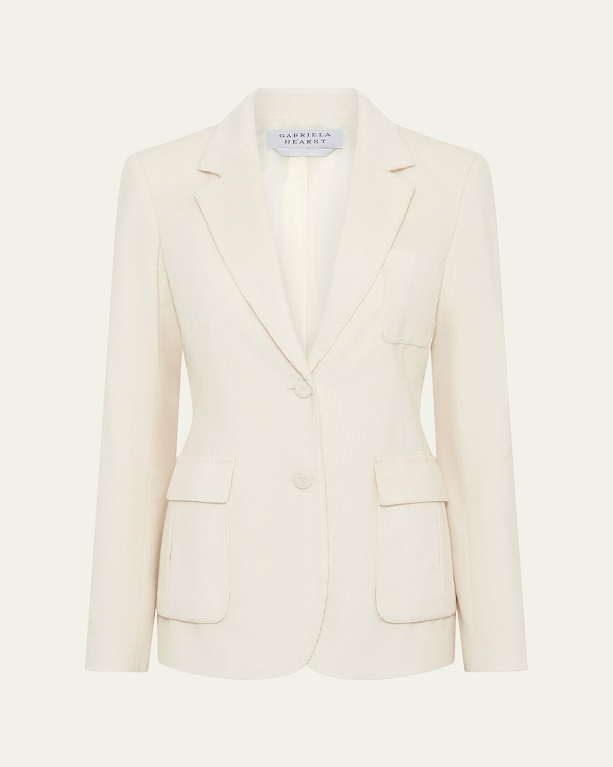 Gabriela Hearst Louisa Corduroy Single-Breasted Blazer | Thumbnail 4 Gabriela Hearst Louisa Corduroy Single-Breasted Blazer | Thumbnail 4