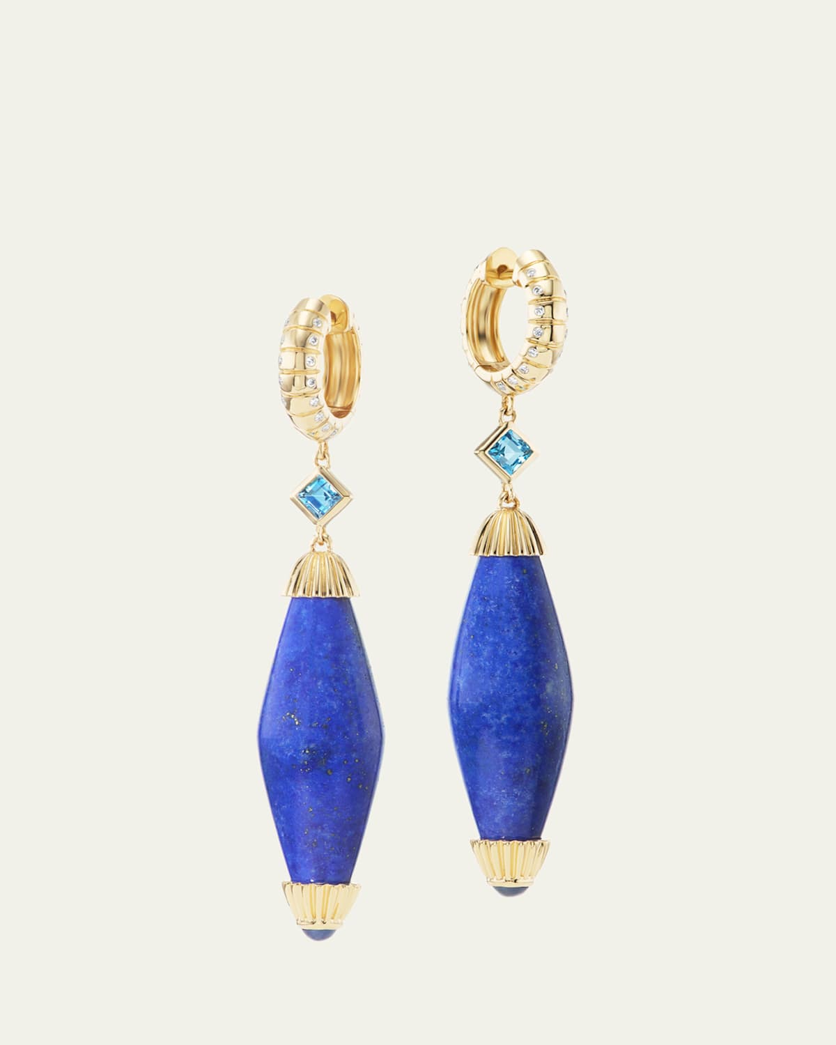Orly Marcel Intention Bead Earrings with Lapis | Thumbnail 4