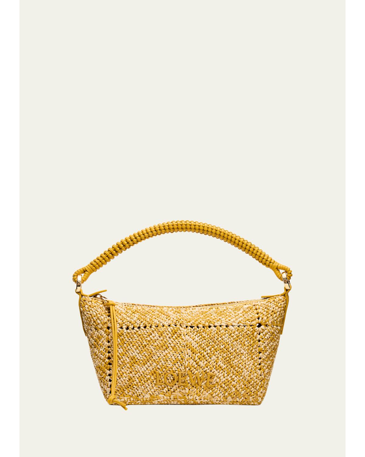 Cala Melange Raffia Top-Handle Bag
