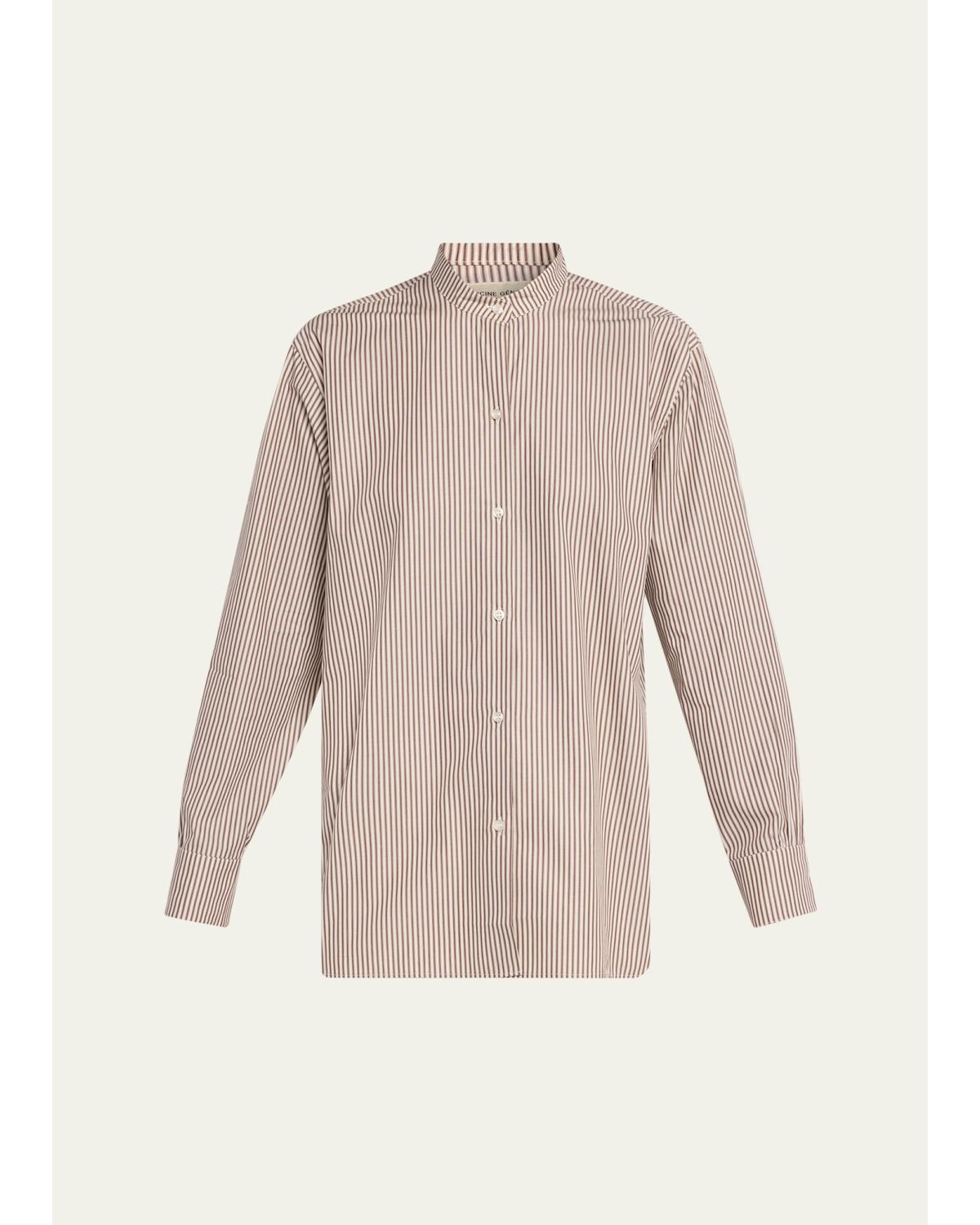 Auria Striped Cotton Shirt