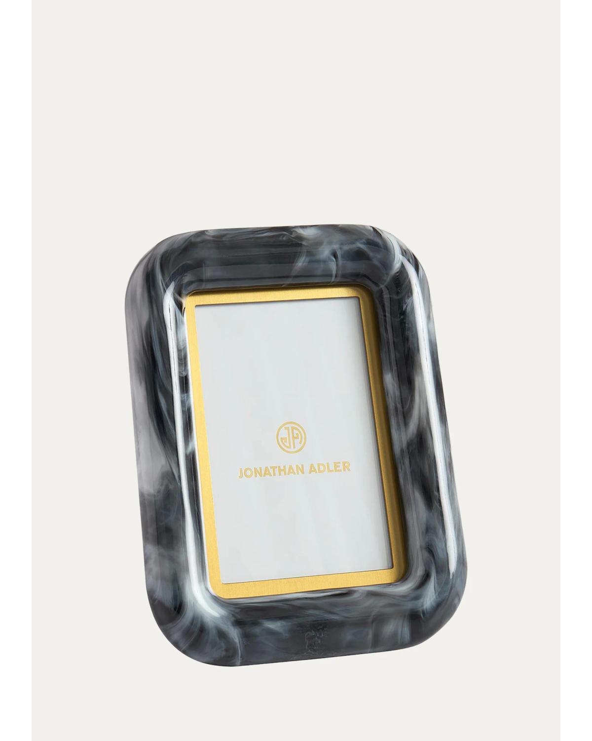 Jonathan Adler Como Picture Frame, 4" X 6" In Black