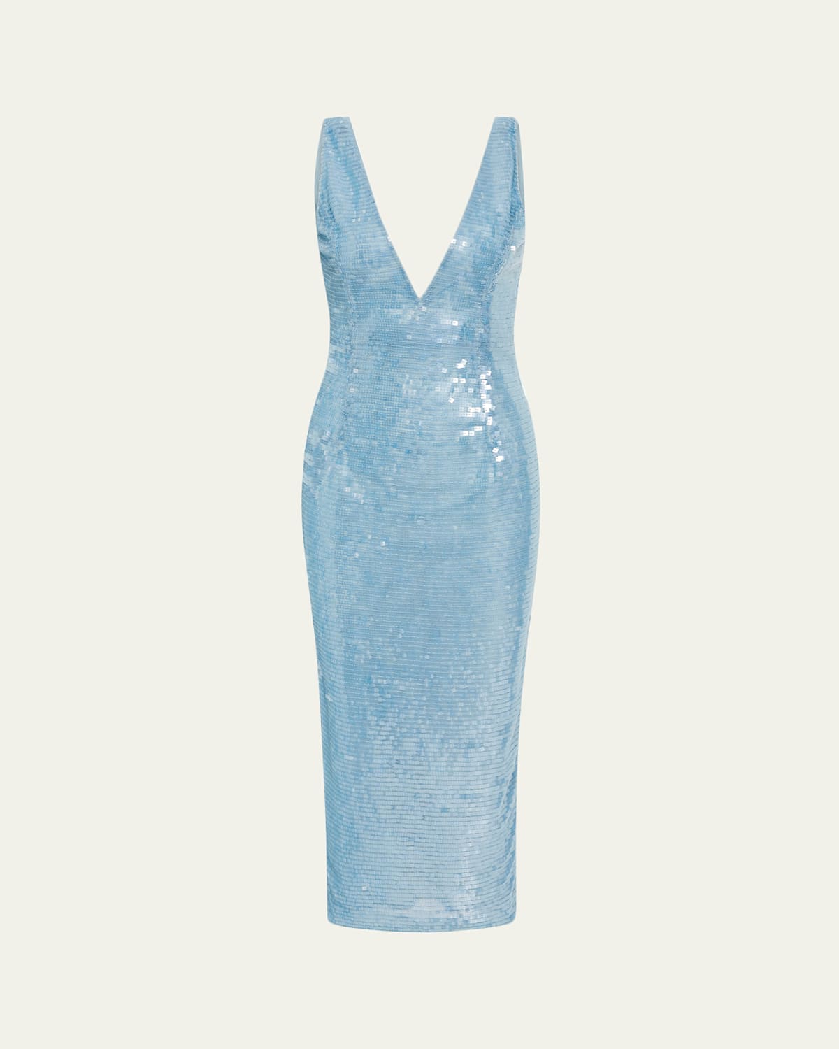 Rachel Gilbert Tamzin Sequined Sleeveless Column Midi Dress In Blue