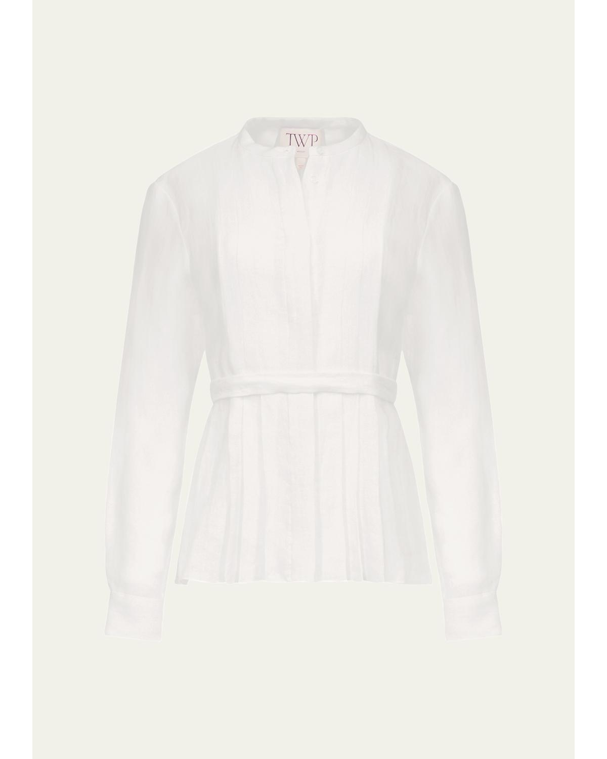 Pleated Poet Blouse