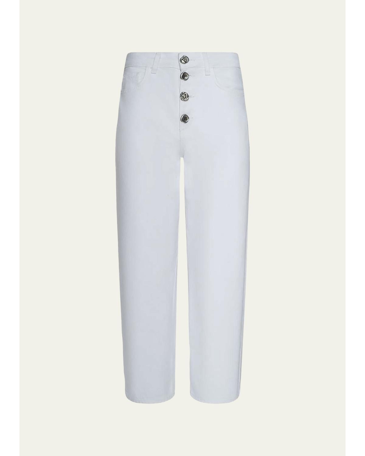Liora High-Rise Cropped Denim Jeans