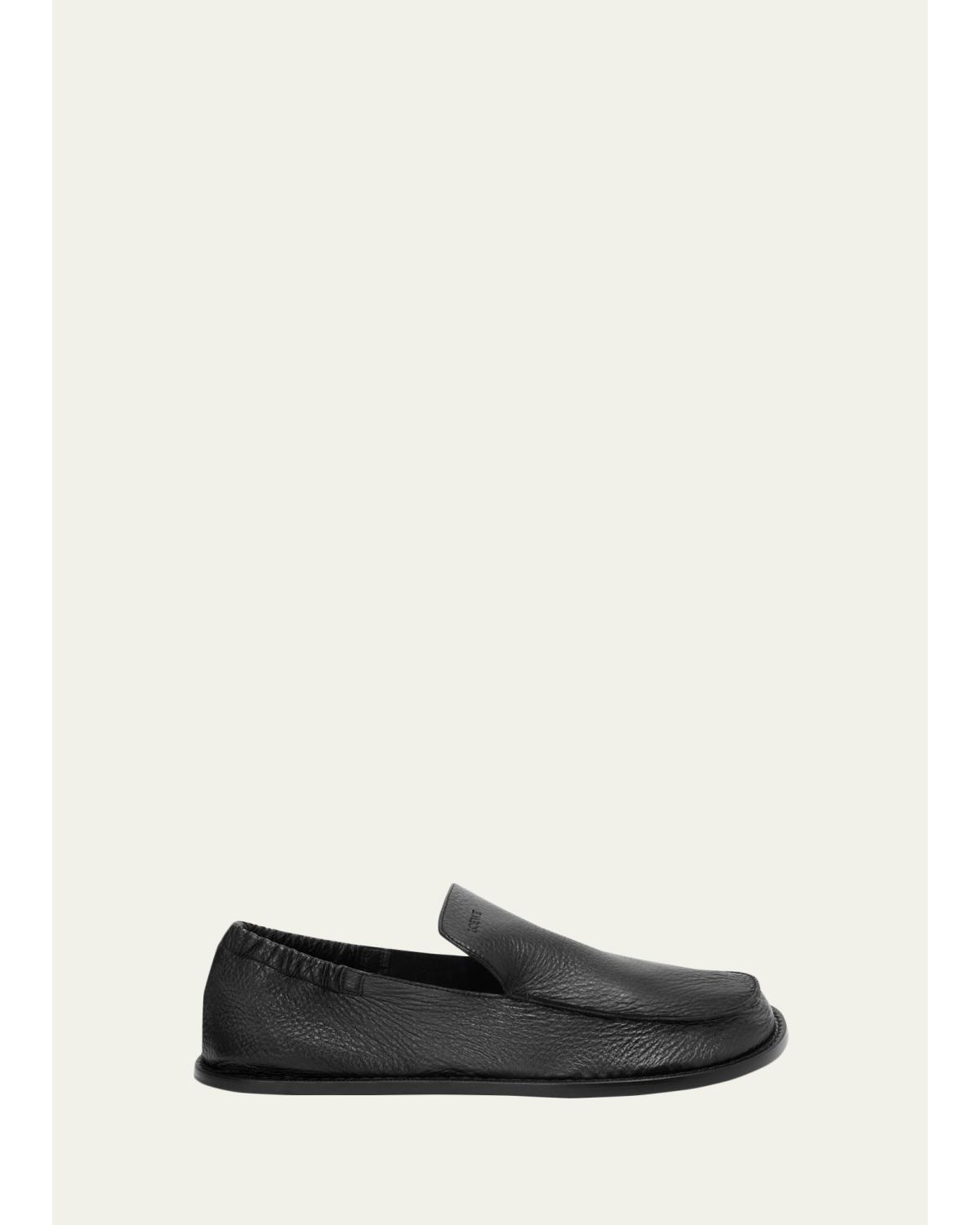 X Paula'S Ibiza Men'S Flex Grained Leather Slip-On Loafers