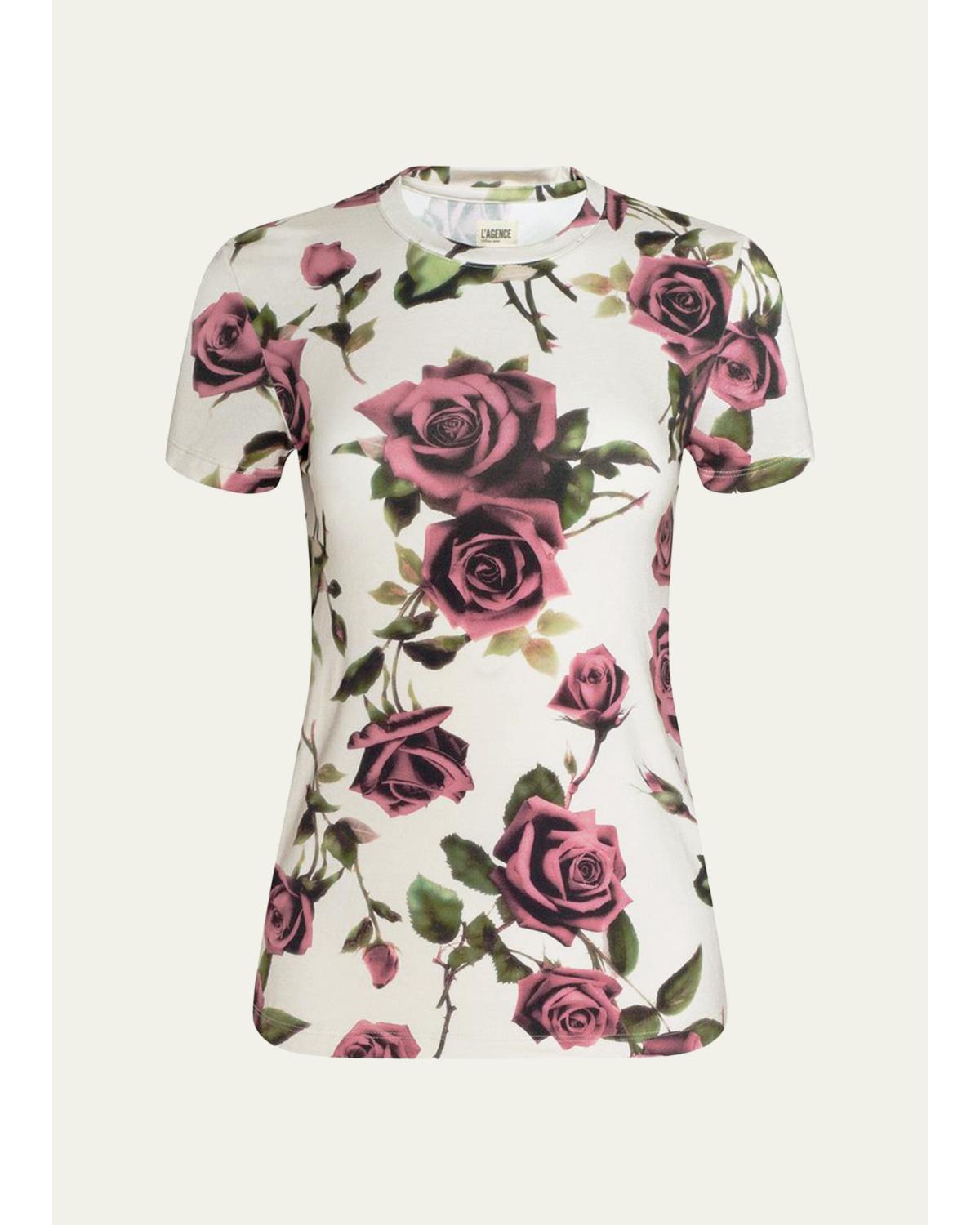 Ressi Short-Sleeve Rose Tee