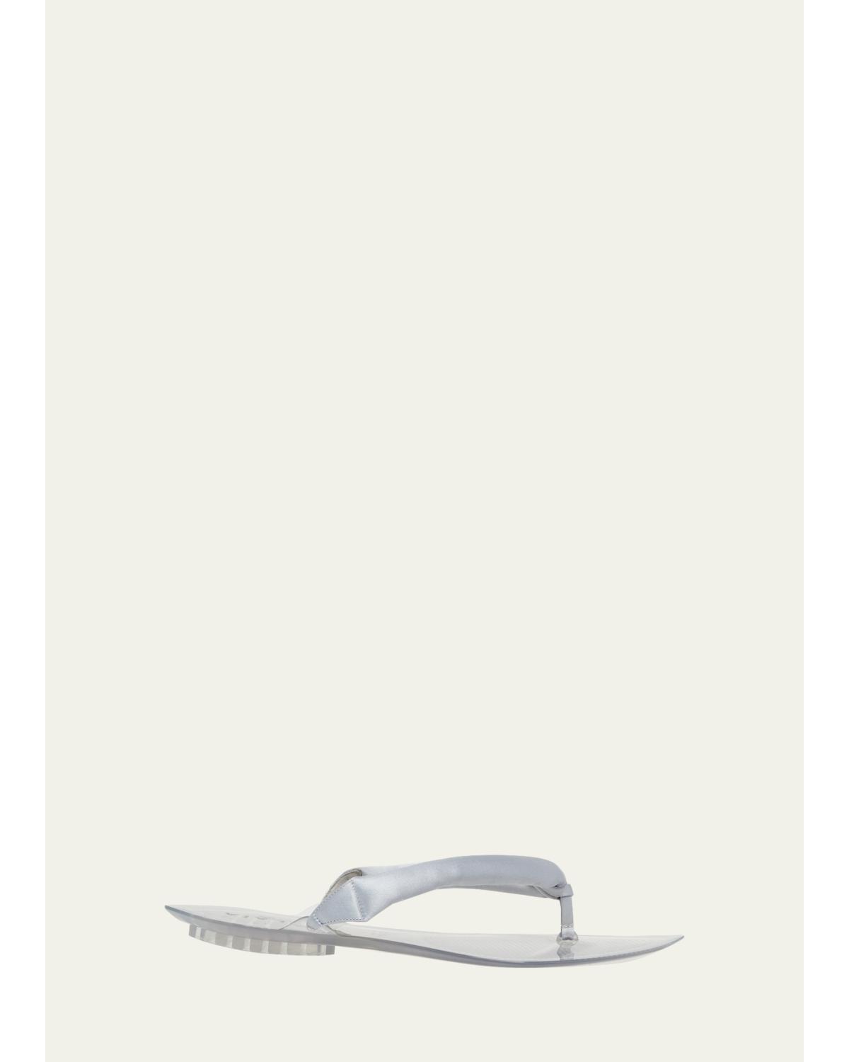 Invisible Padded Thong Flat Sandals