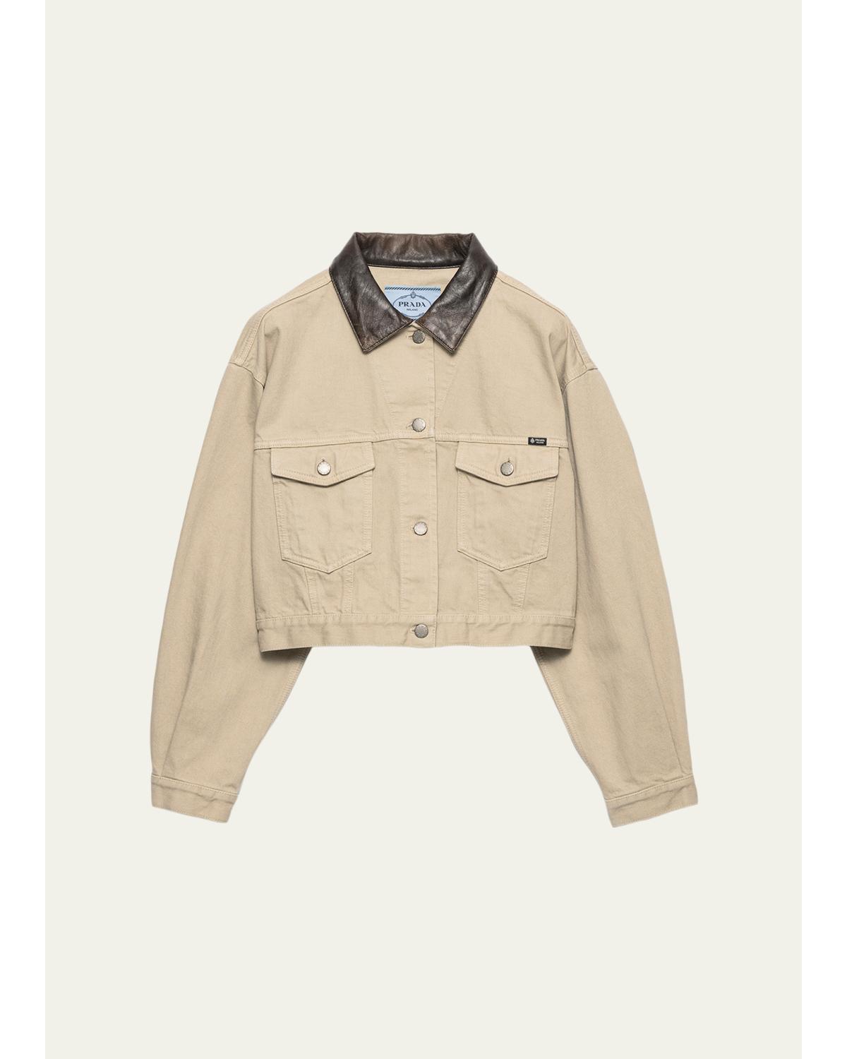Cropped Old Denim Jacket