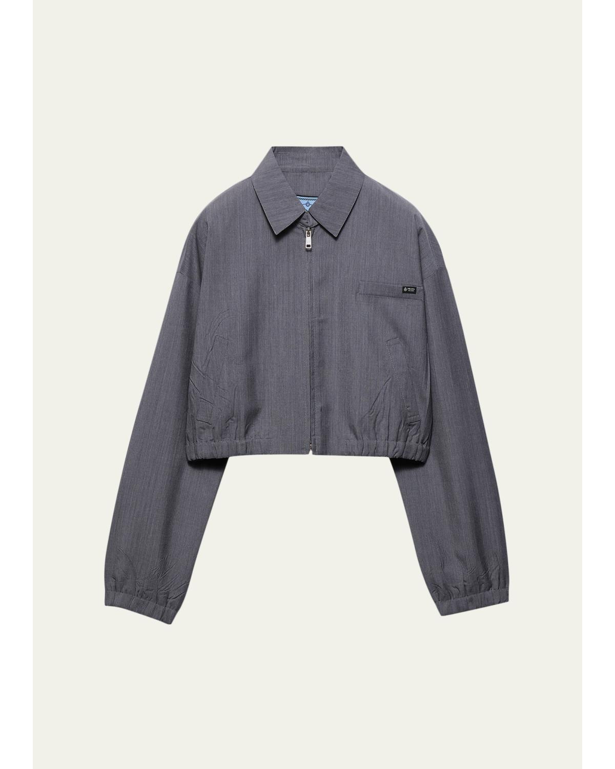 Light Mohair Blouson Jacket