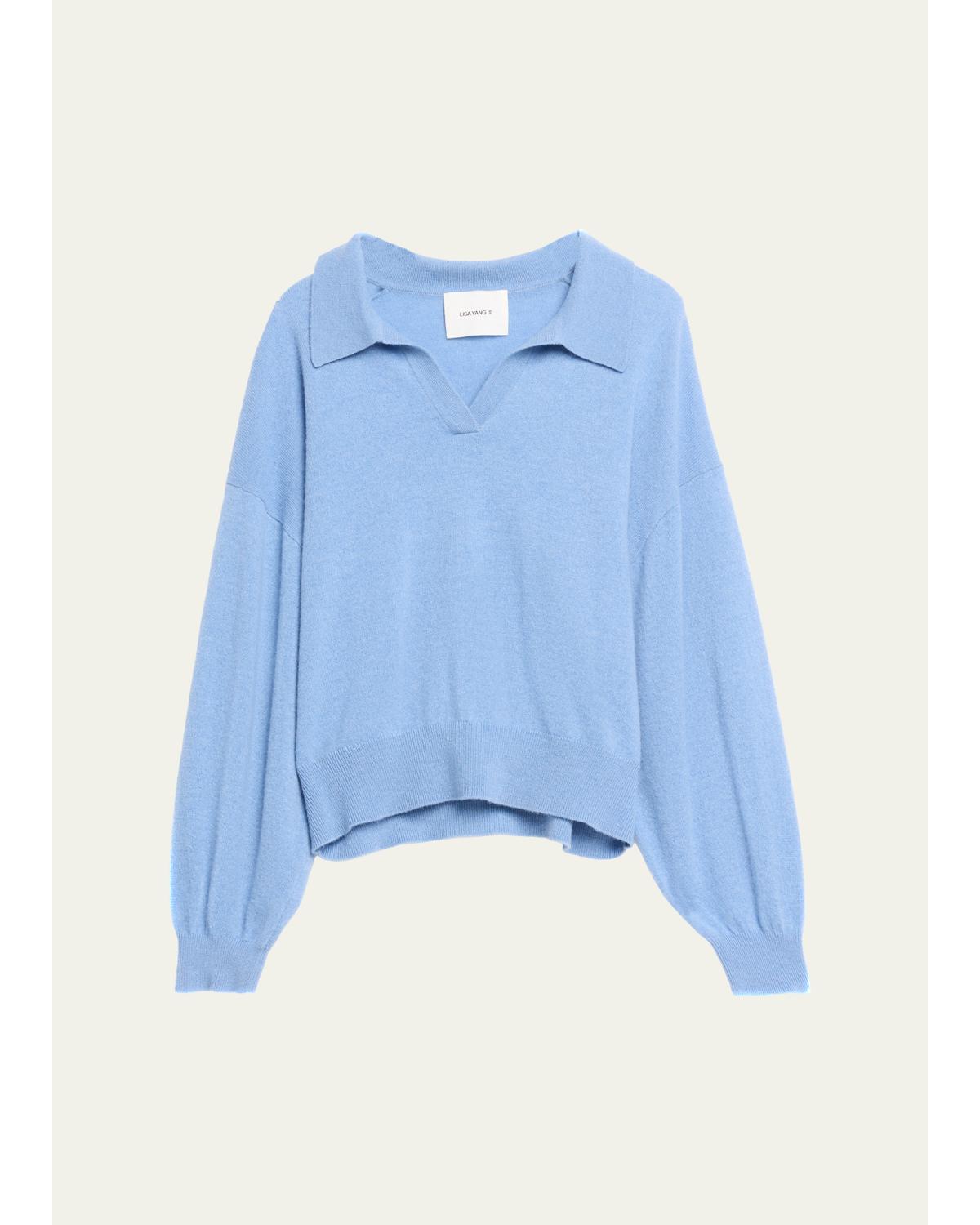 Katriel Cashmere Polo Sweater