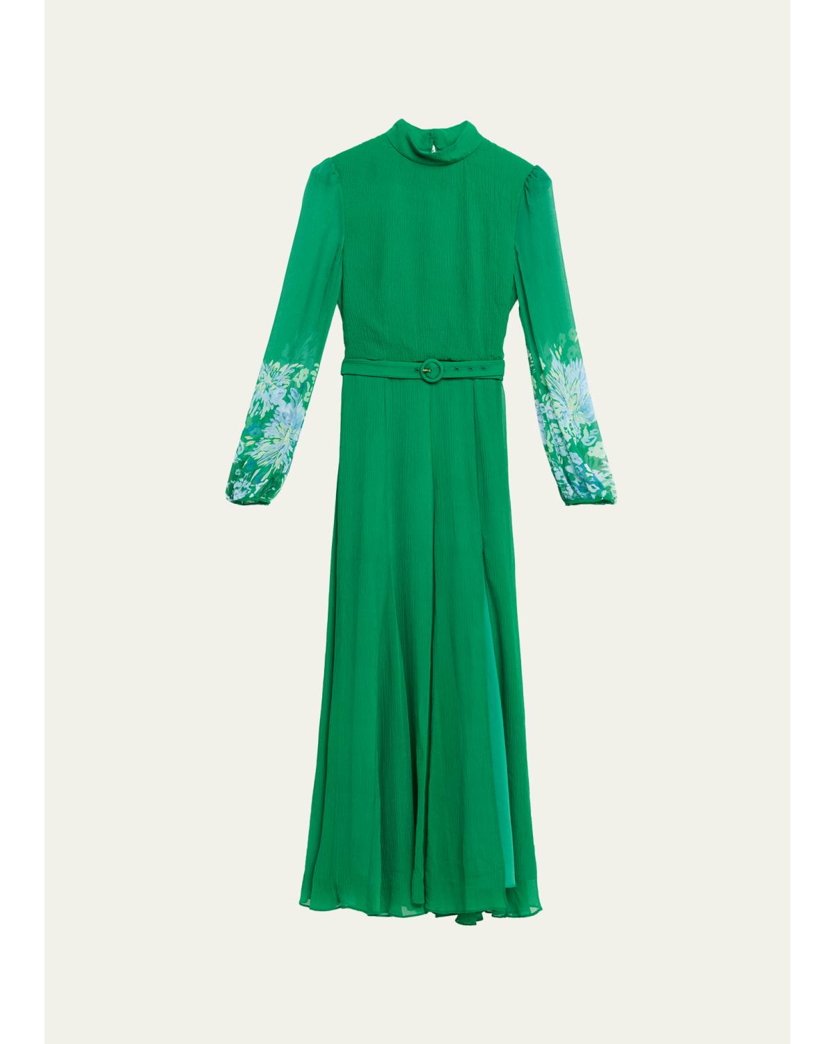 Jacqui B Silk Georgette Dress