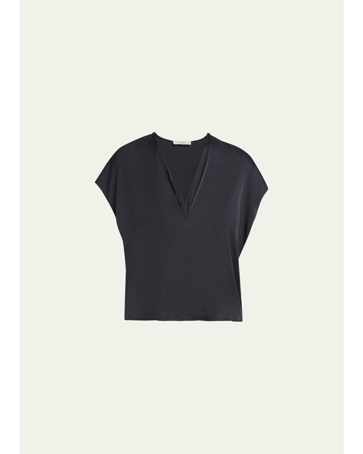Sleeveless Draped Top