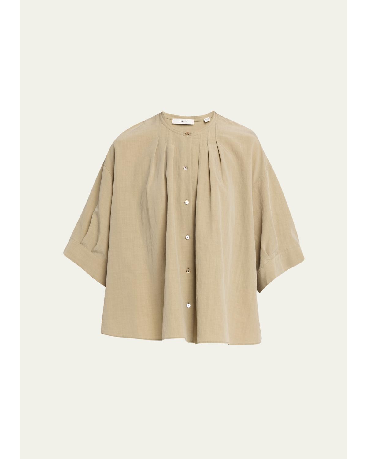 Gathered A-Line Top