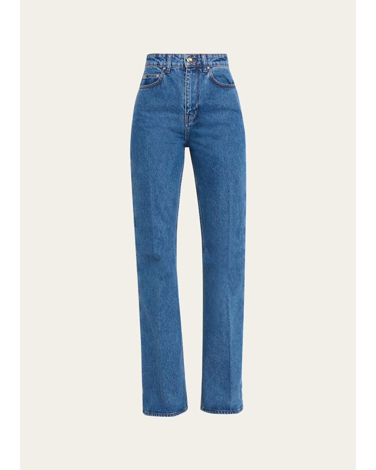 Spur High-Rise Straight Jeans