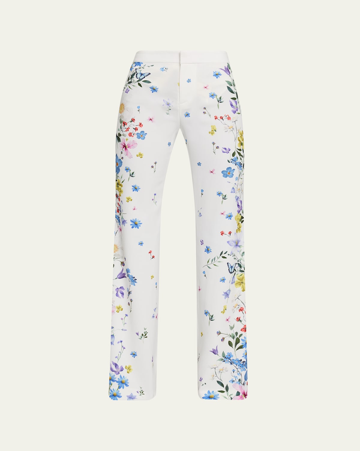 Alice And Olivia Andrew Low-rise Slim Bootcut Pants