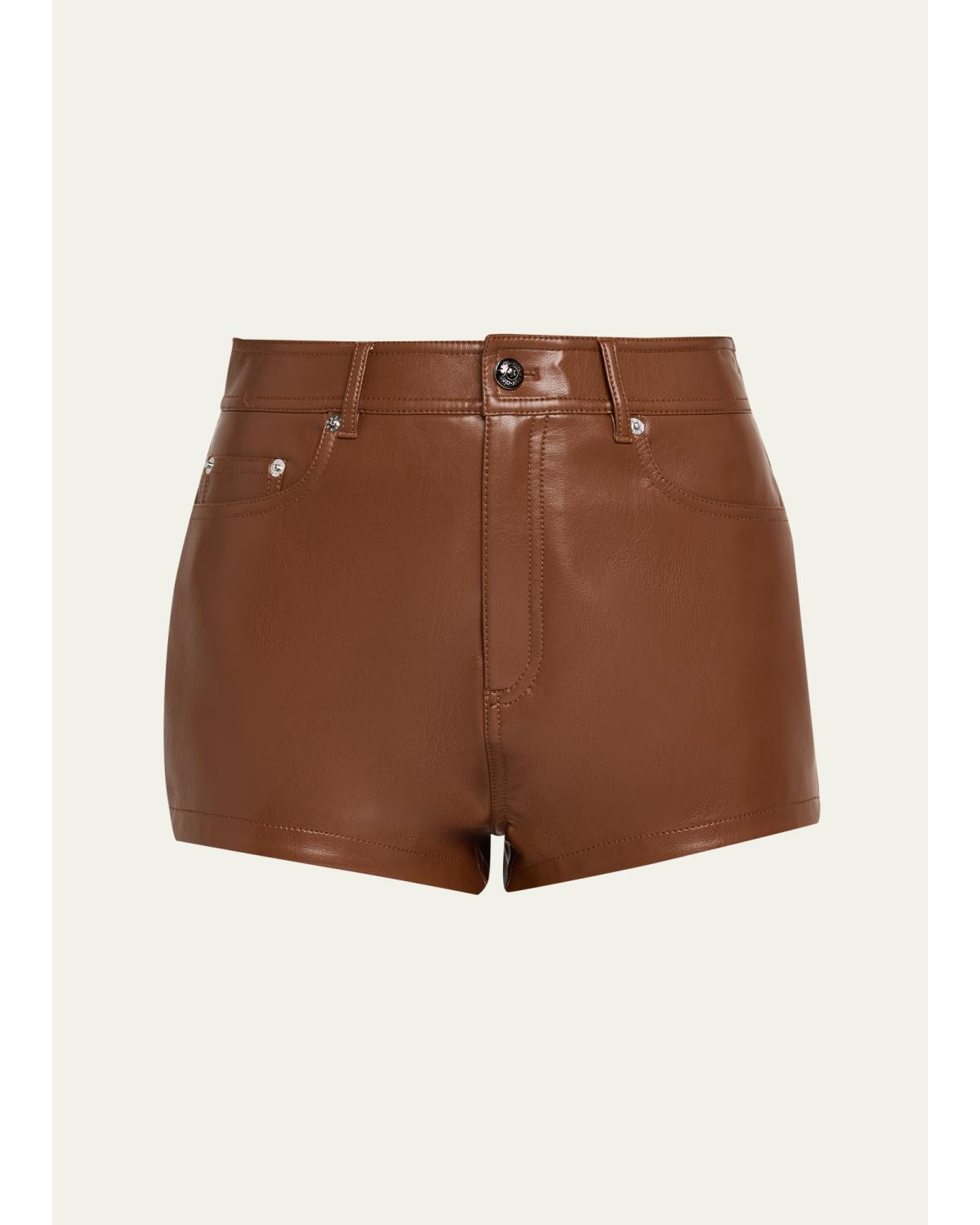 Dani Vegan Leather Shorts