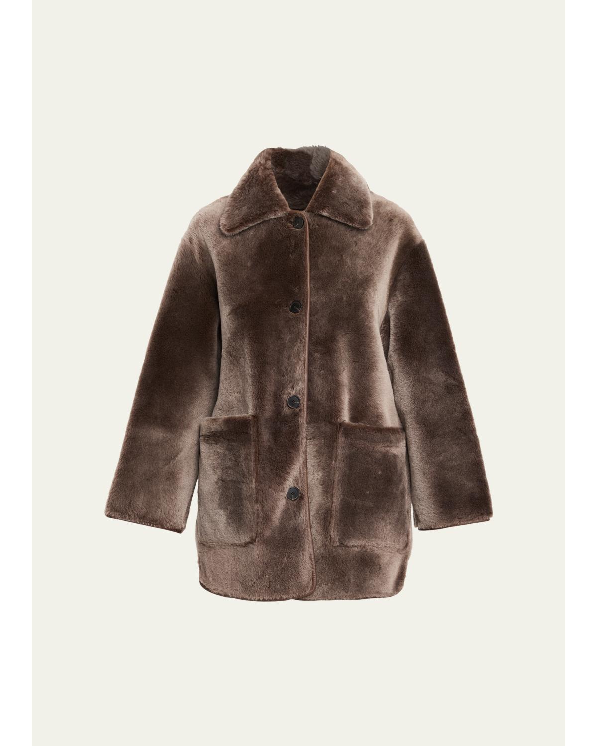 Nicola Reversible Shearling Coat