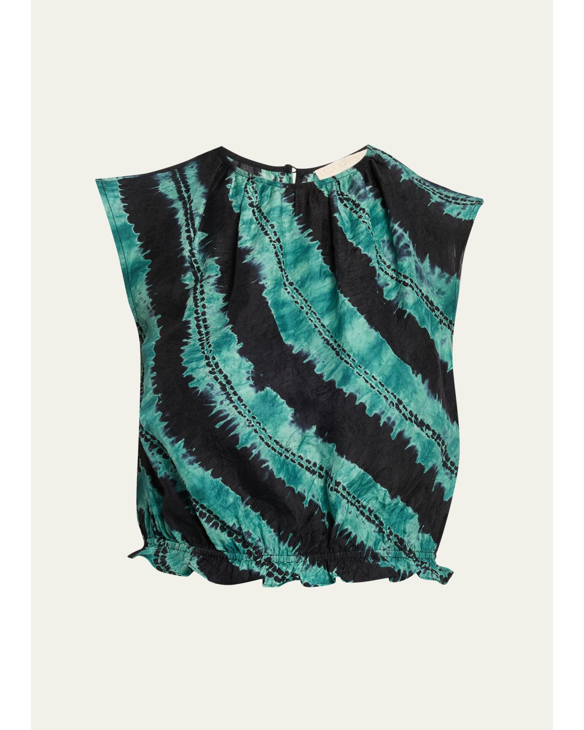Kaia Shibori Tie-Dye Top