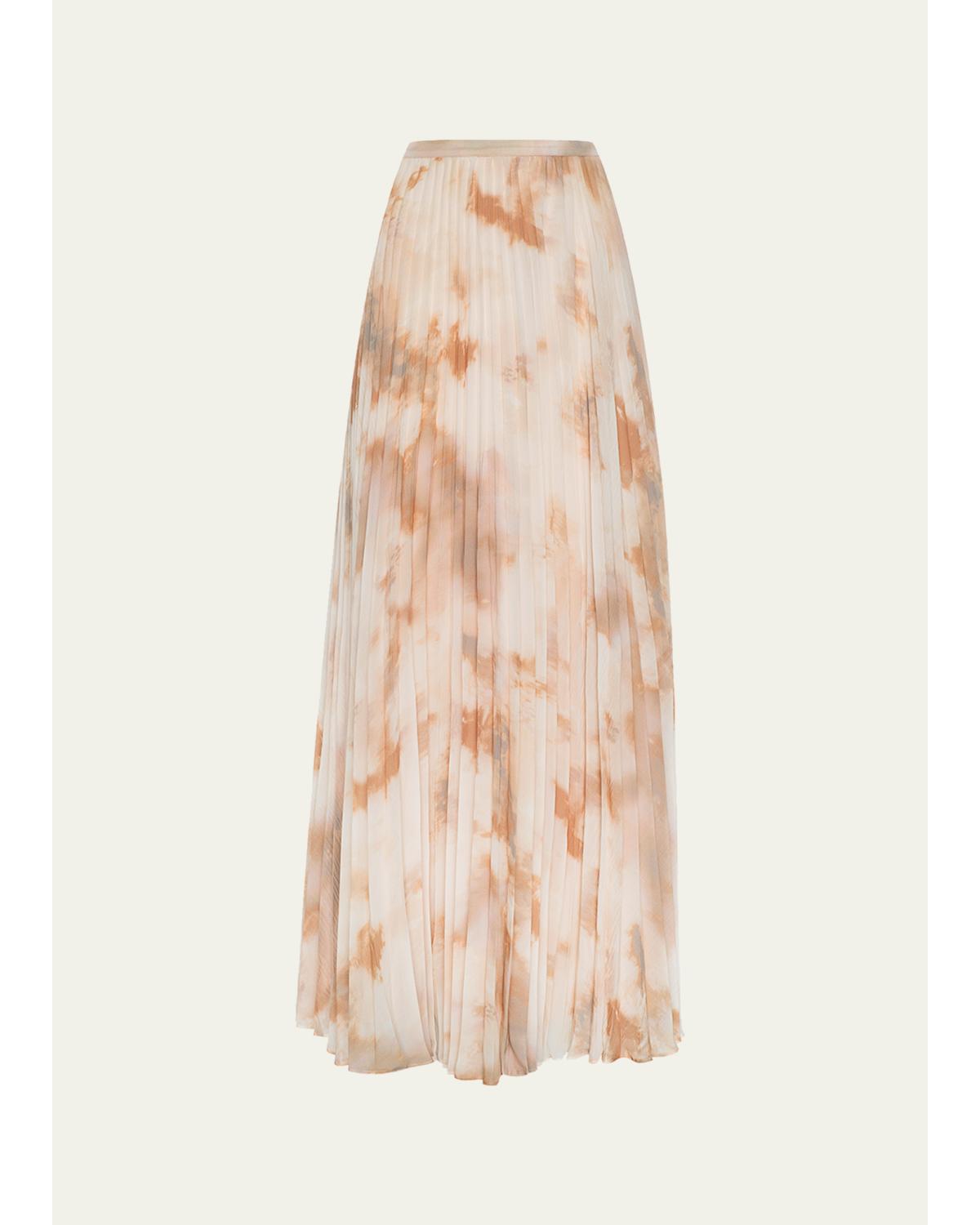 Torin Pleated Chiffon Maxi