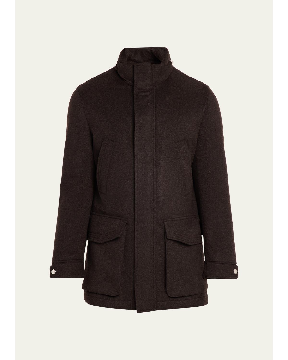 Men'S Cashmere Field Coat